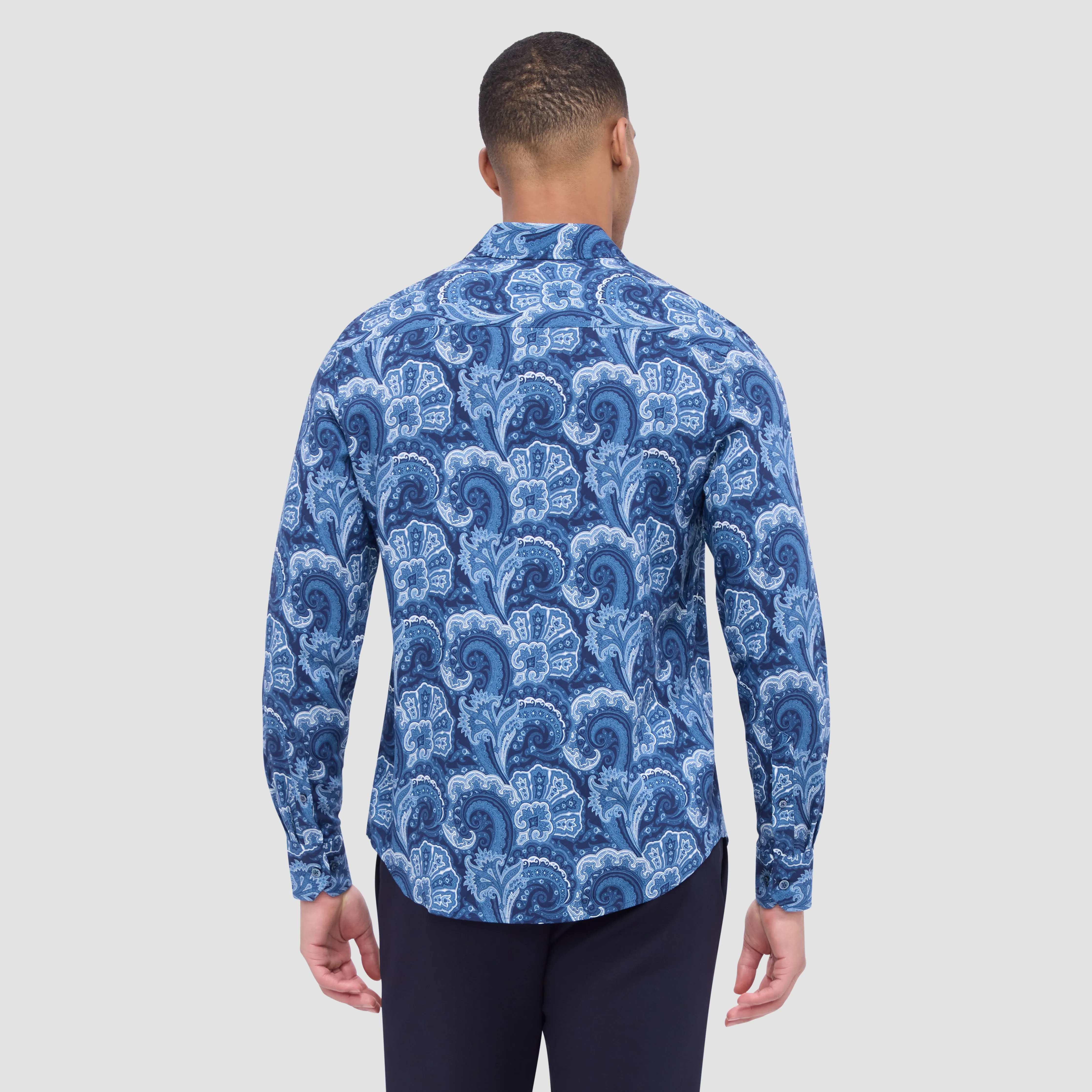 Julian Paisley Ecovero Shirt sold by Bugatchi product image thumbnail 4