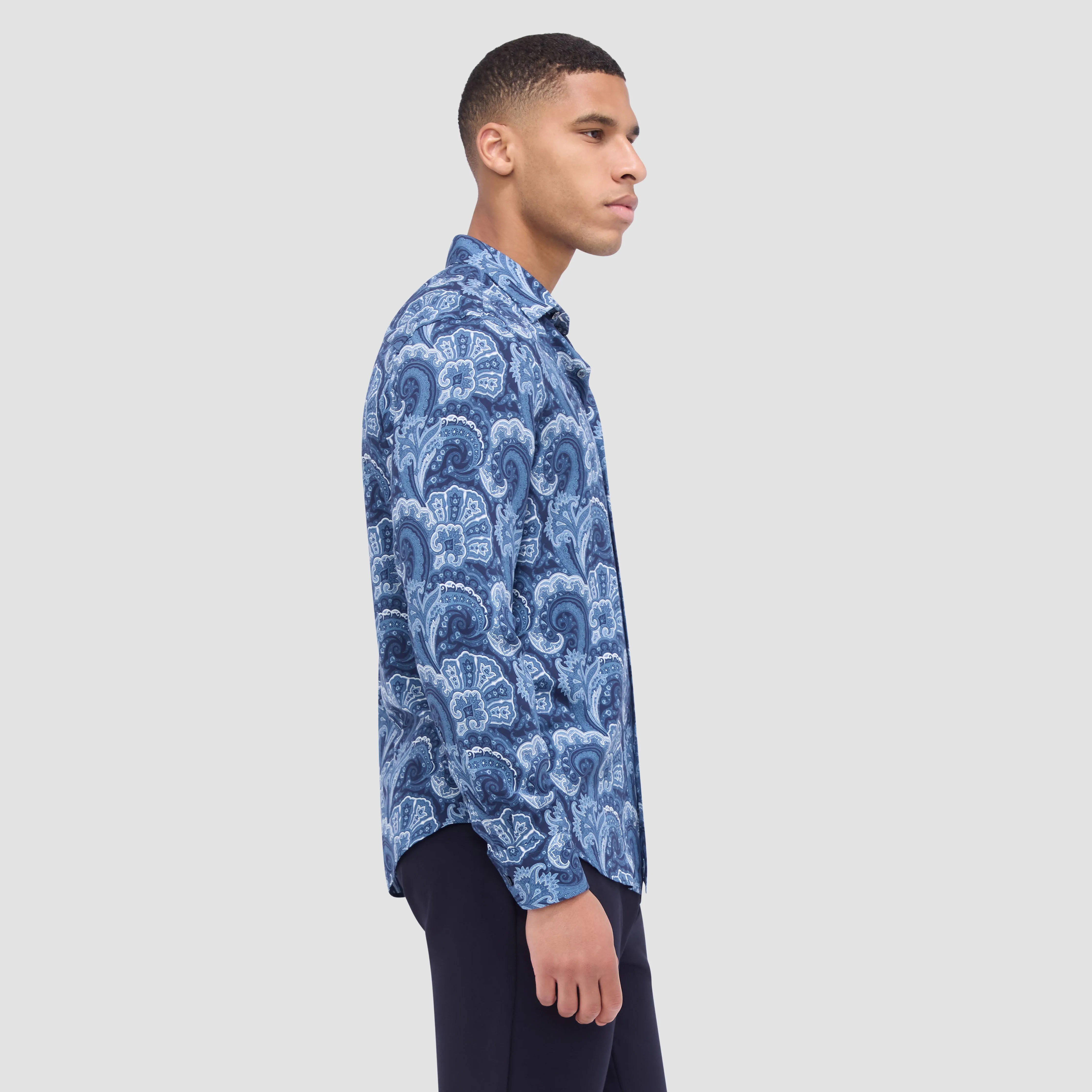 Julian Paisley Ecovero Shirt sold by Bugatchi product image thumbnail 3