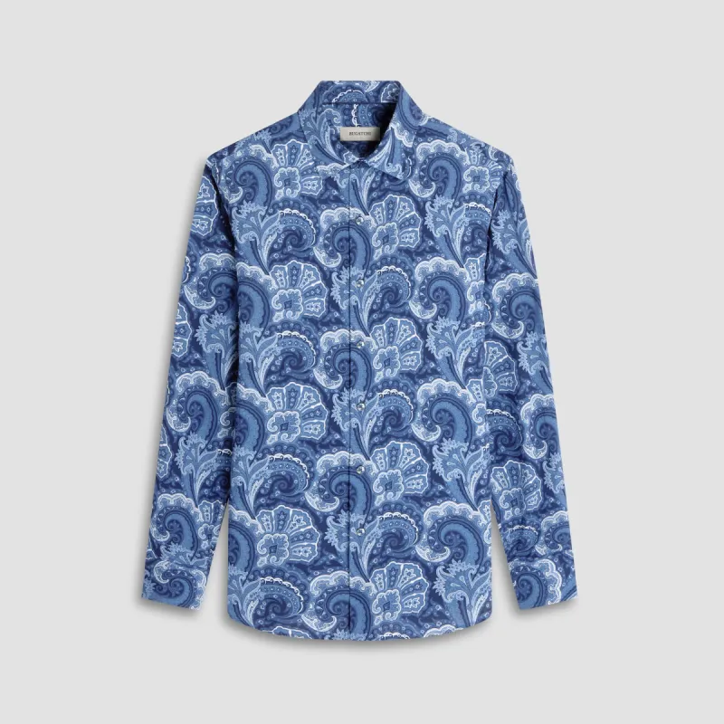 Julian Paisley Ecovero Shirt sold by Bugatchi