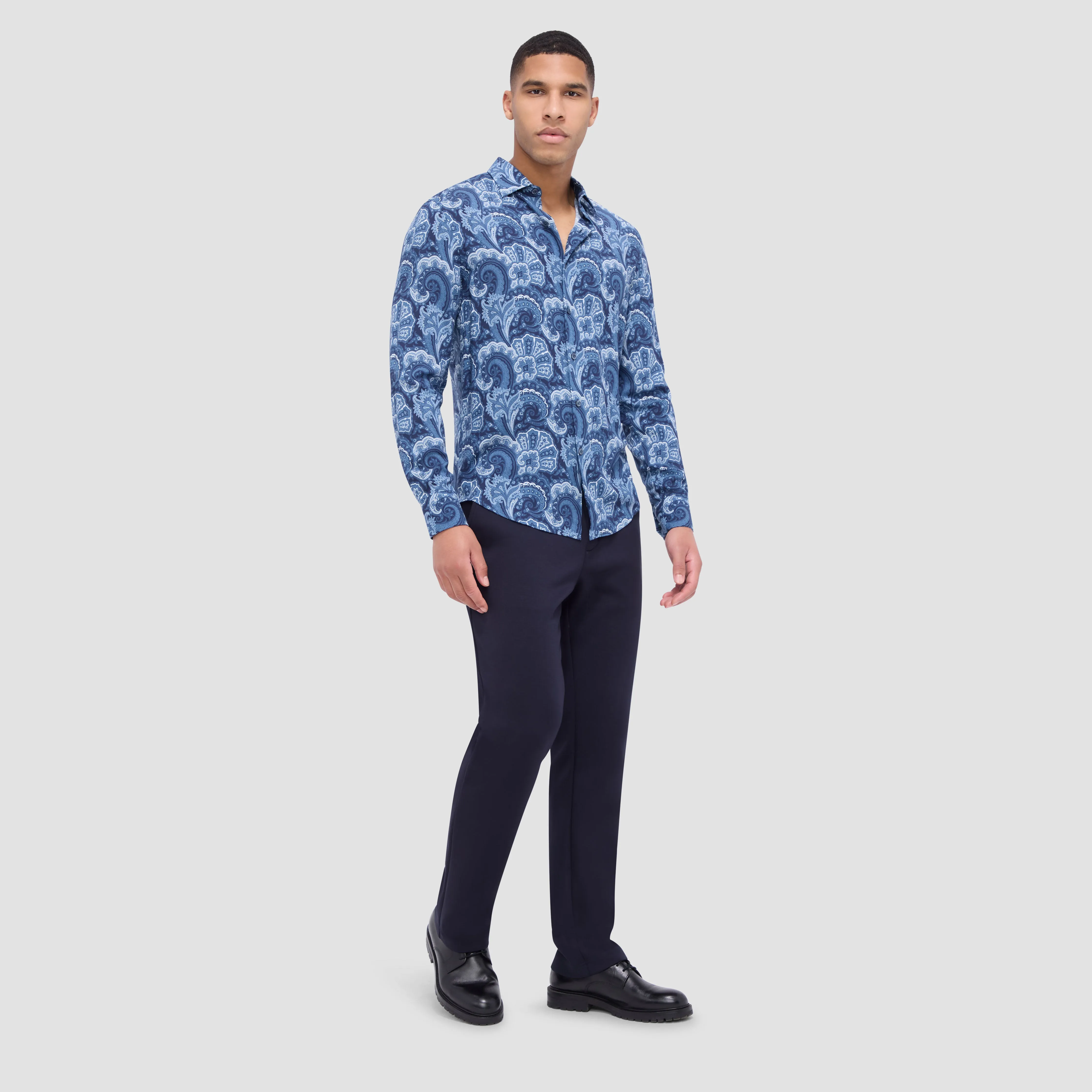 Julian Paisley Ecovero Shirt sold by Bugatchi product image thumbnail 5
