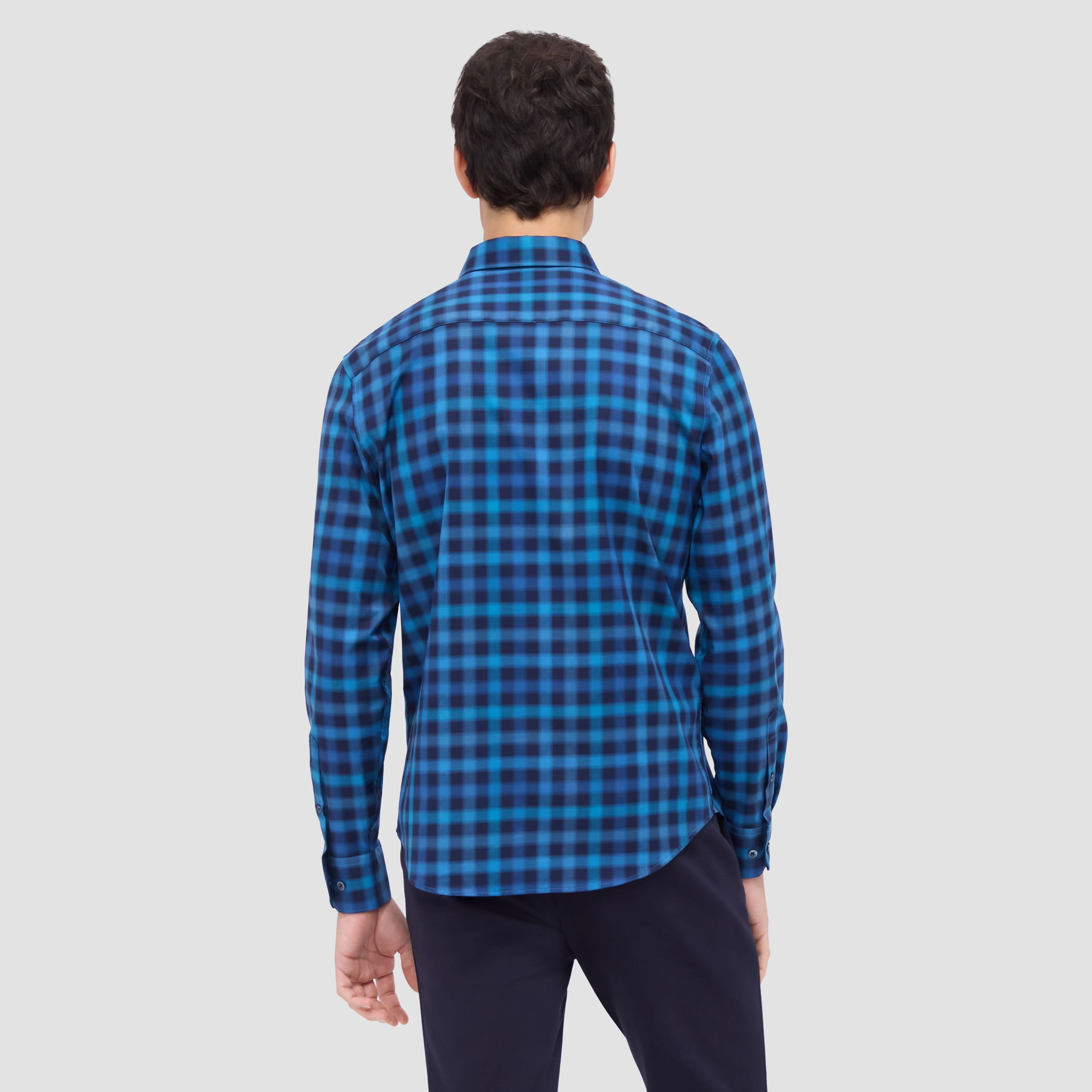Karl Checkered Shirt sold by Bugatchi product image thumbnail 4