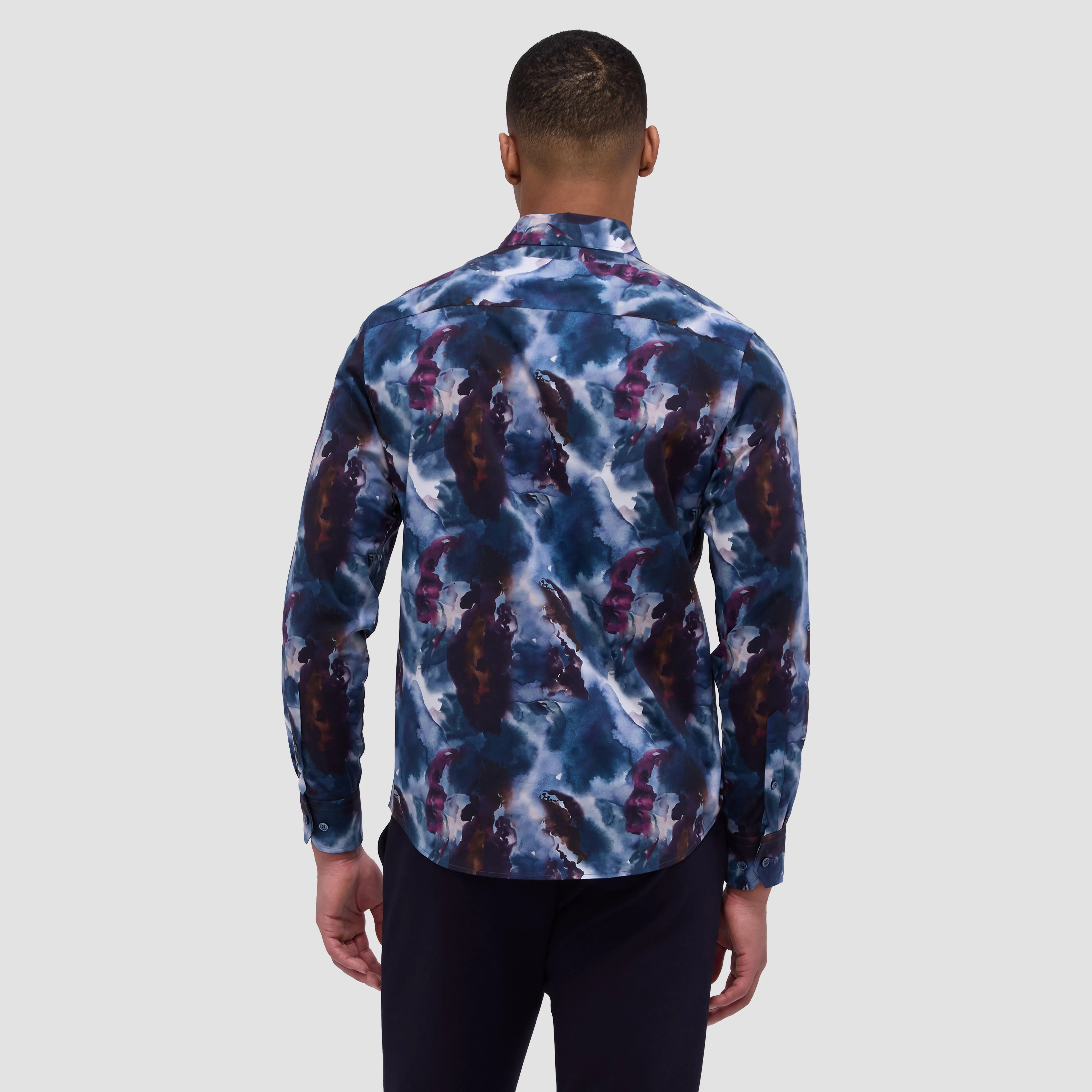 Julian Watercolor Shirt sold by Bugatchi product image thumbnail 4