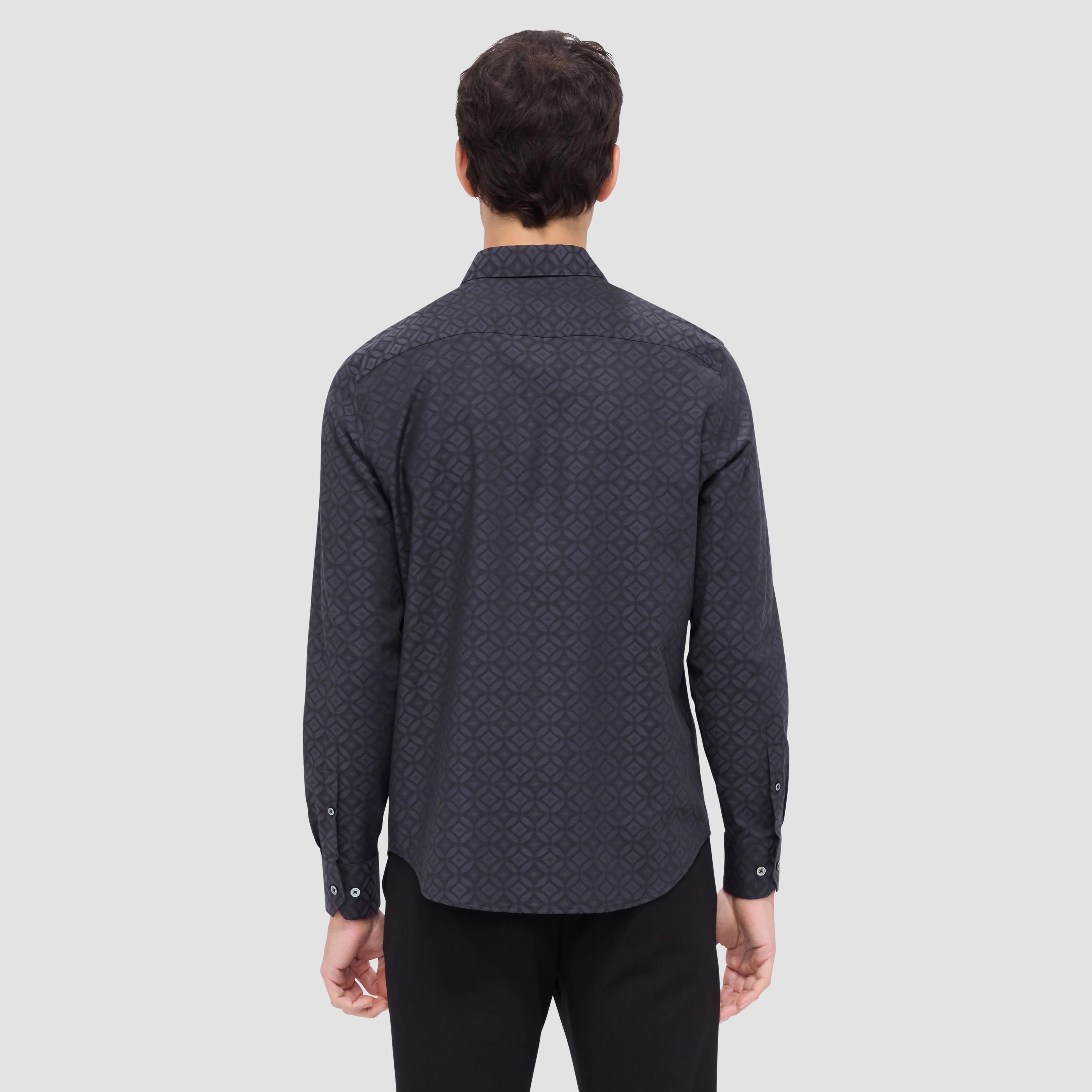 Julian Tonal Jacquard Shirt sold by Bugatchi product image thumbnail 4