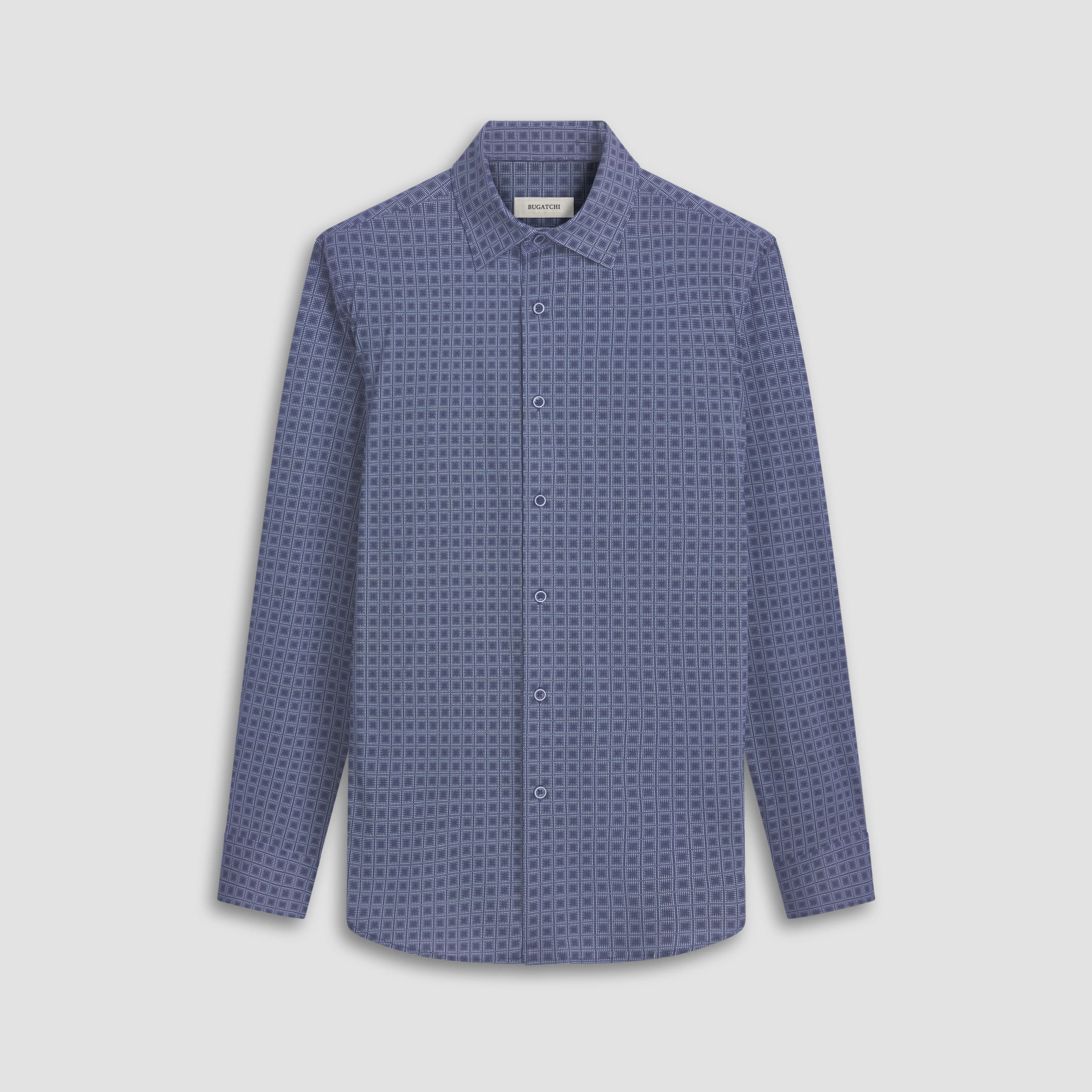 James Checkered OoohCotton Shirt sold by Bugatchi