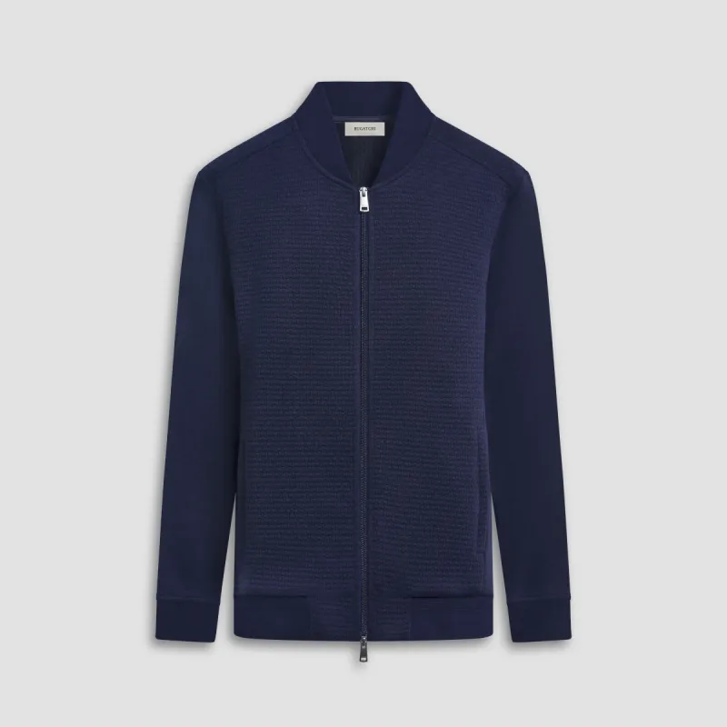 Waffle Front Performance Jacket sold by Bugatchi