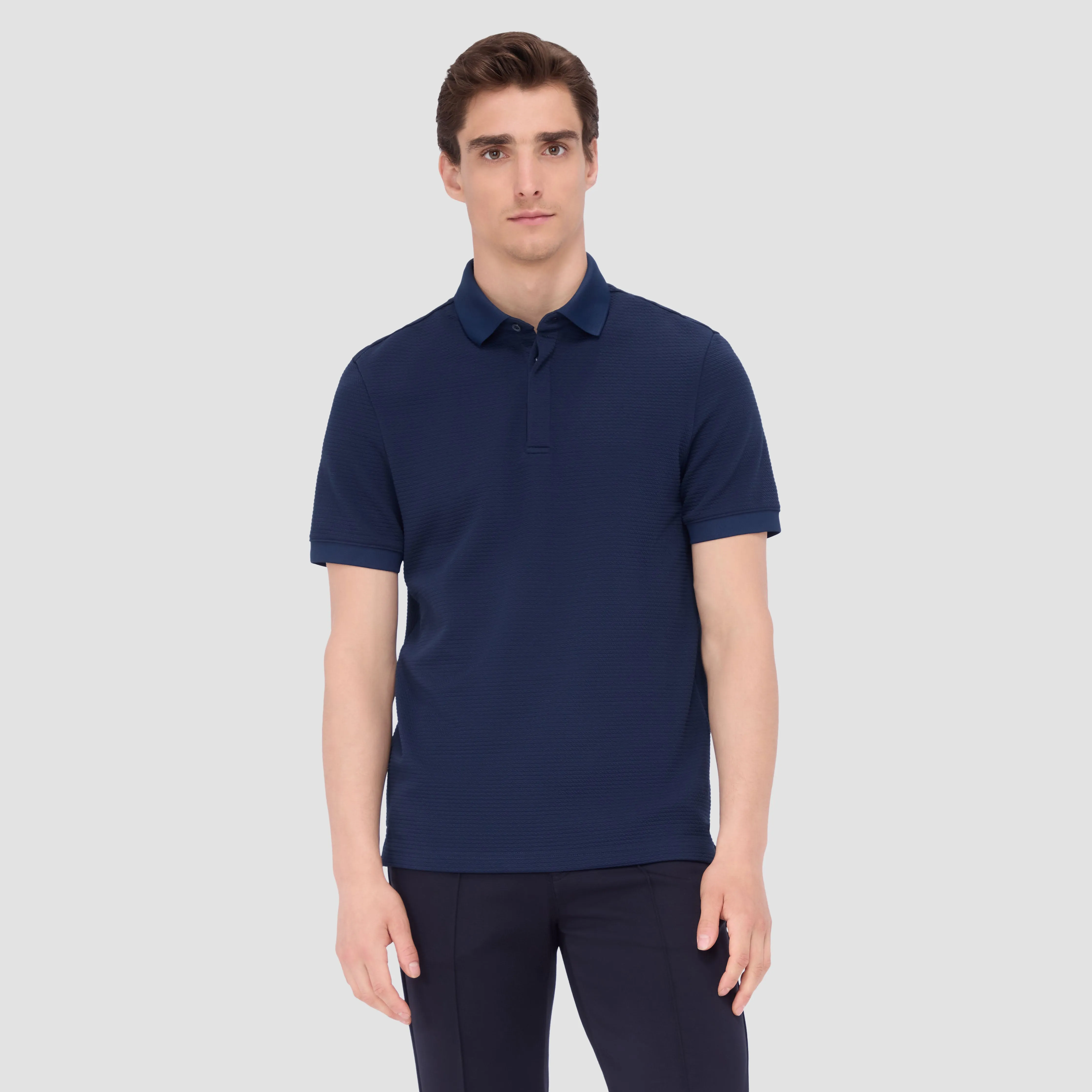 Waffled Performance Polo sold by Bugatchi product image thumbnail 2