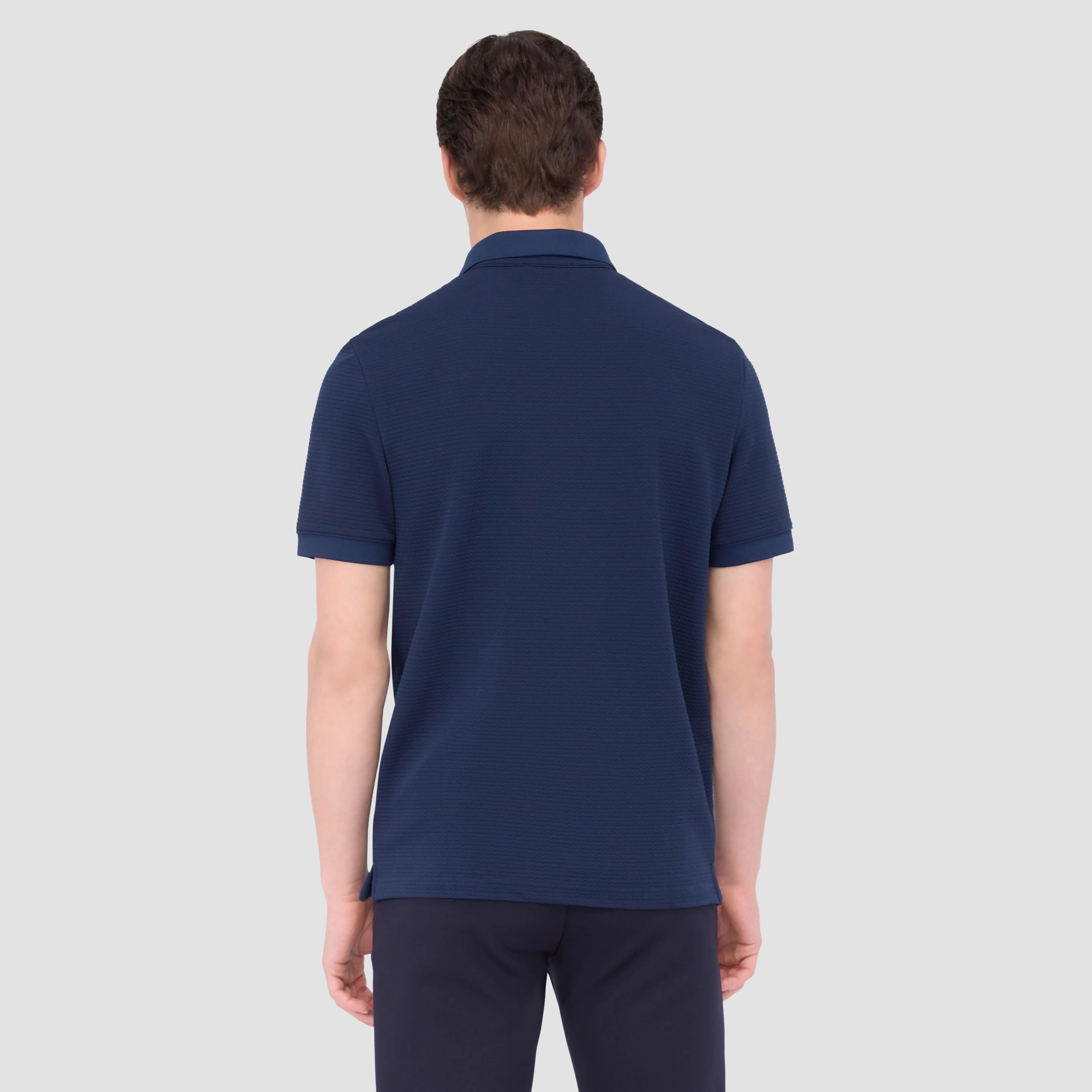 Waffled Performance Polo sold by Bugatchi product image thumbnail 4