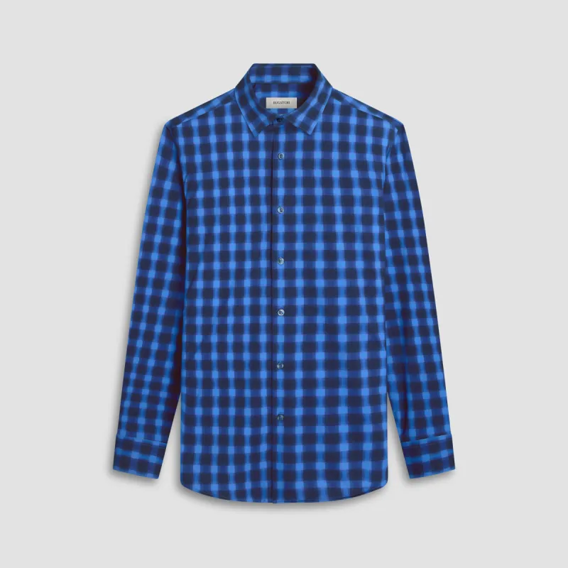 Jules Checkered OoohCotton Shirt sold by Bugatchi