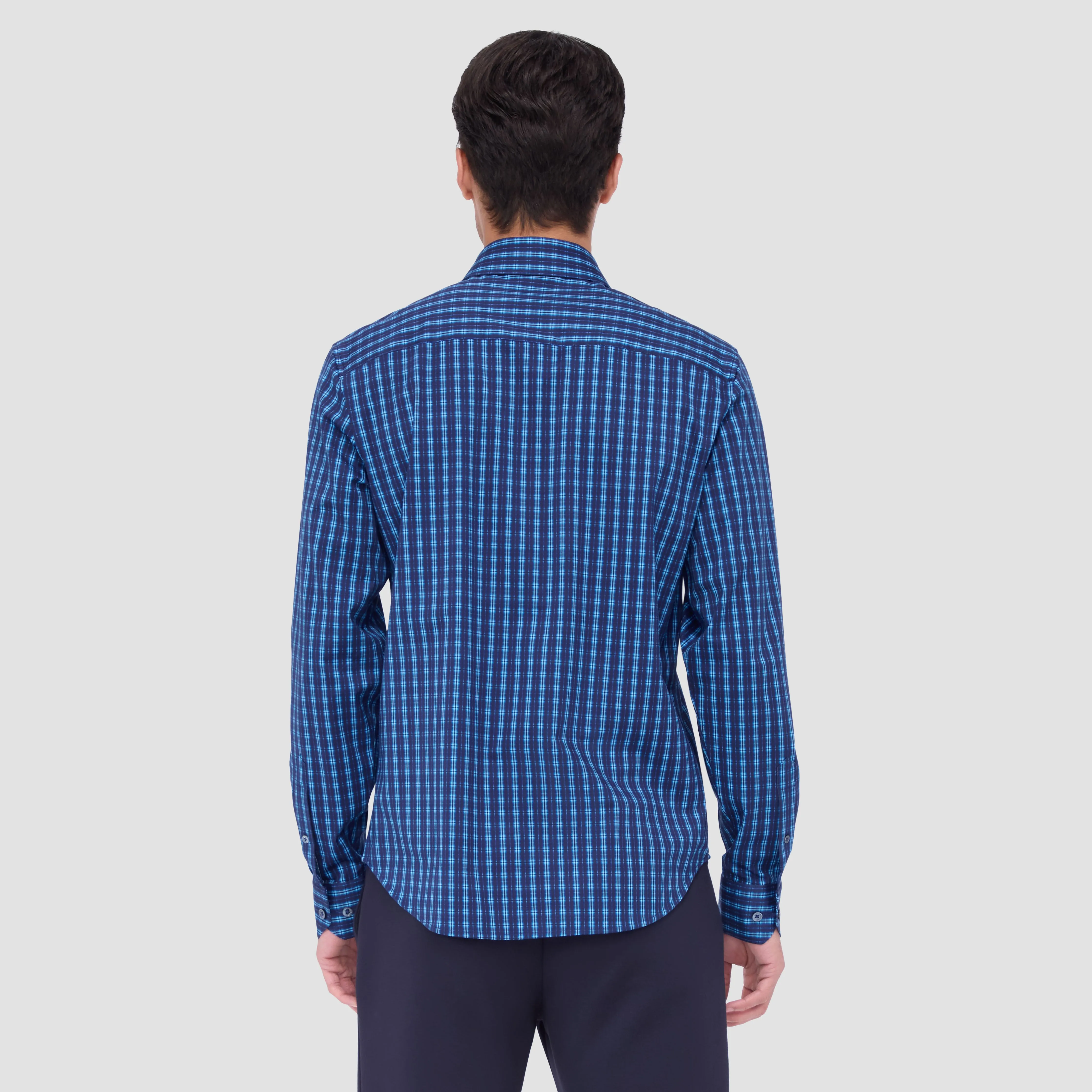James Plaid OoohCotton Shirt sold by Bugatchi product image thumbnail 4