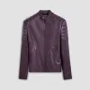 Leather Moto Jacket sold by Bugatchi