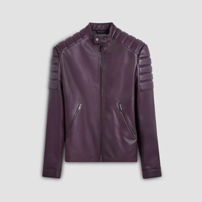 Leather Moto Jacket sold by Bugatchi