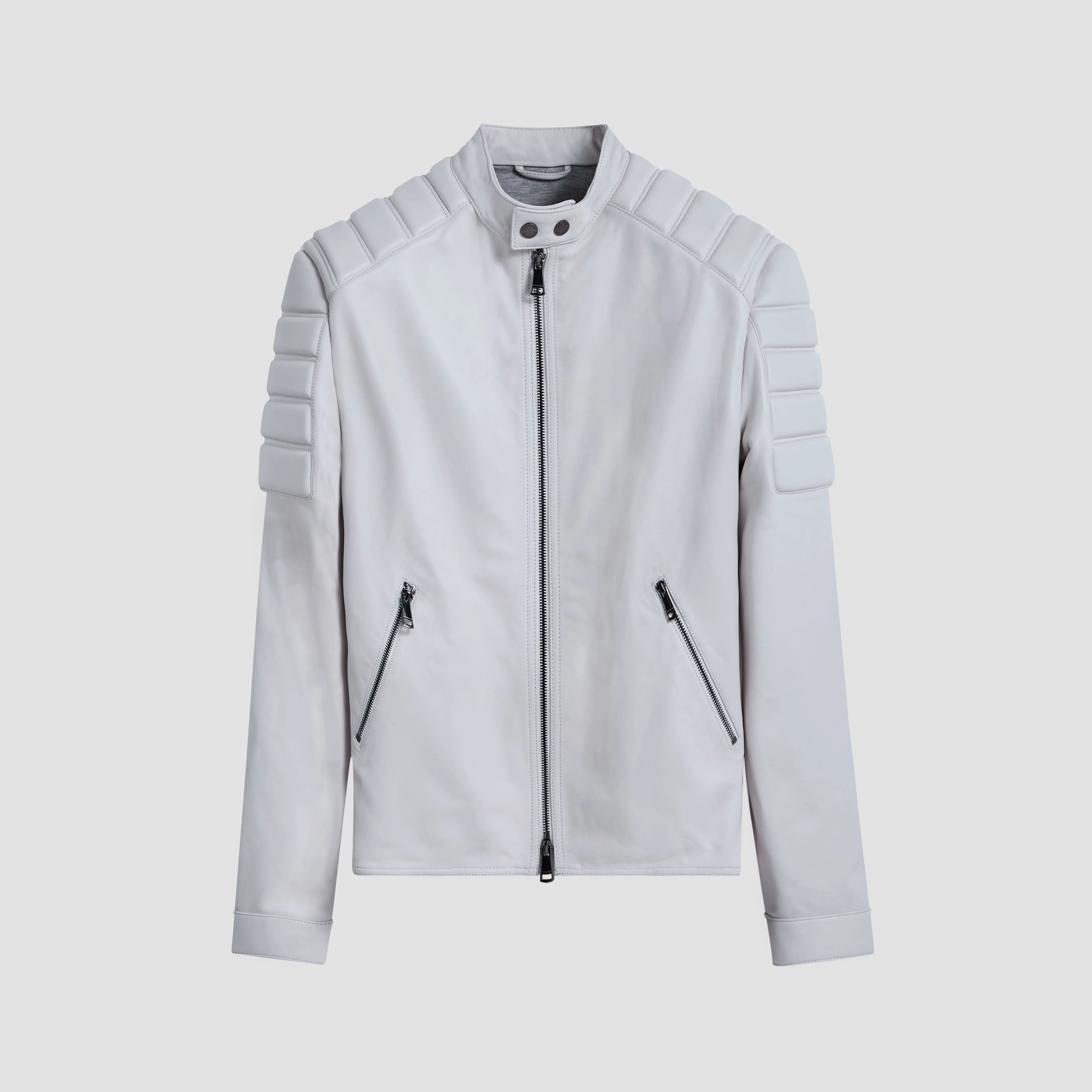 Leather Moto Jacket sold by Bugatchi