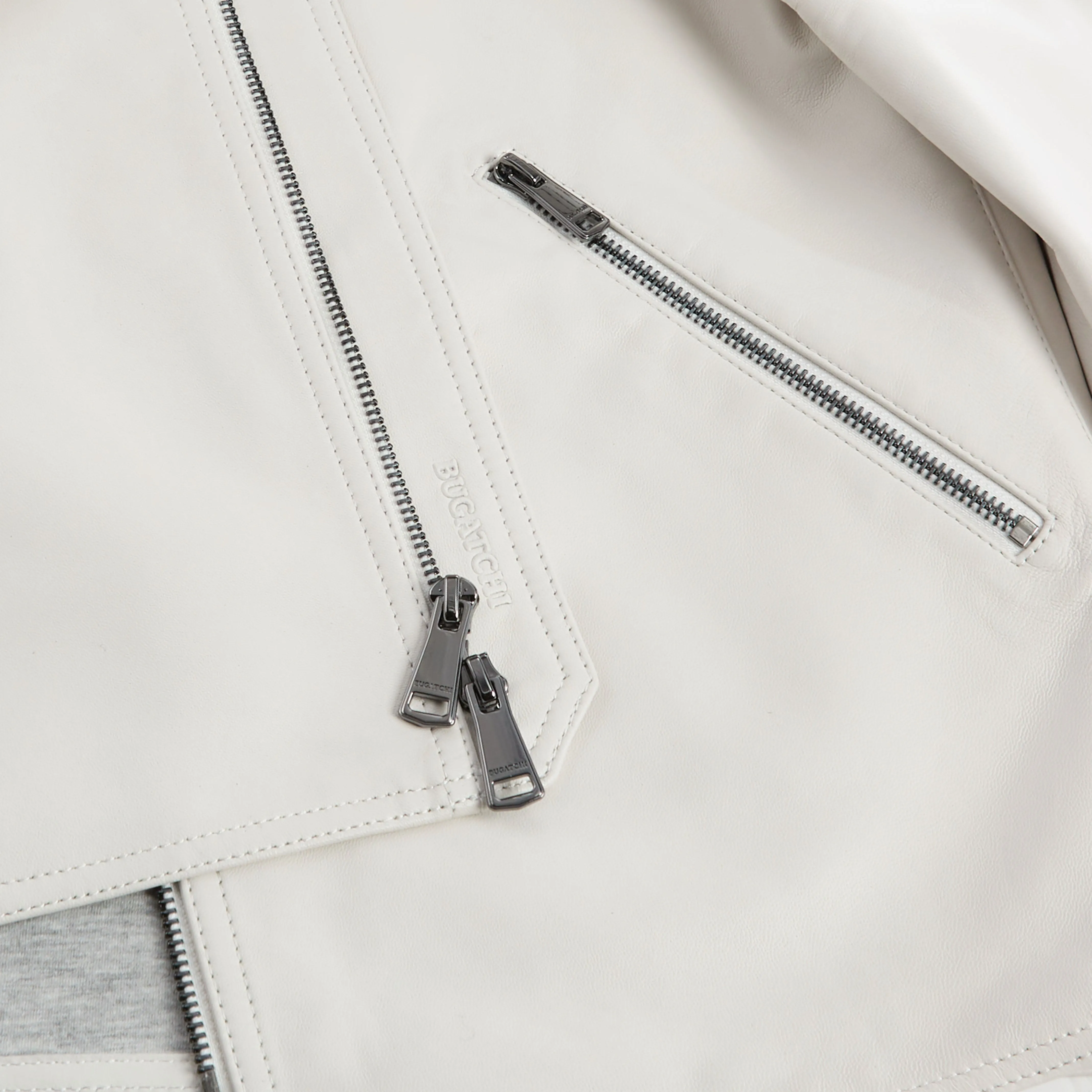 Leather Moto Jacket sold by Bugatchi product image thumbnail 4