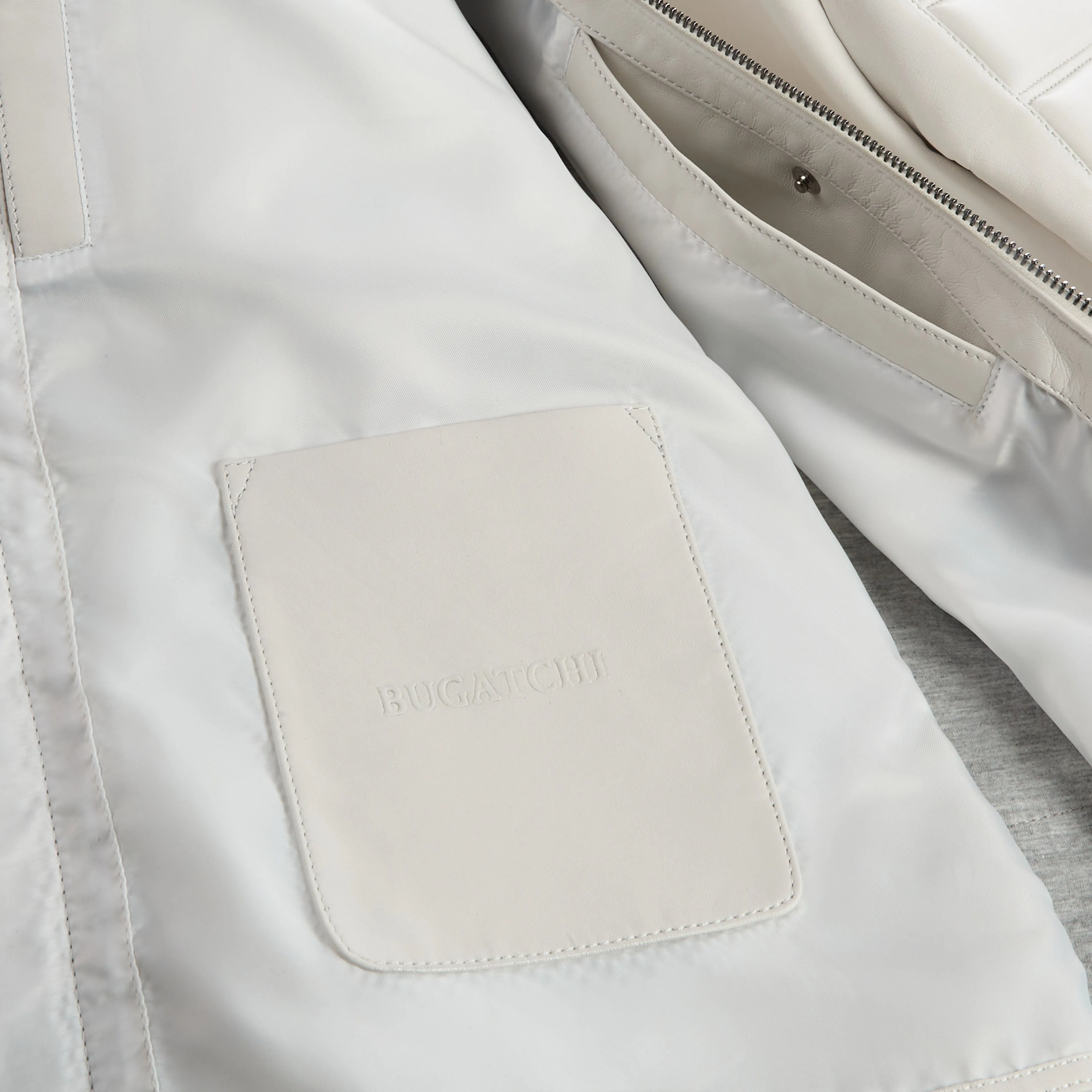 Leather Moto Jacket sold by Bugatchi product image thumbnail 3