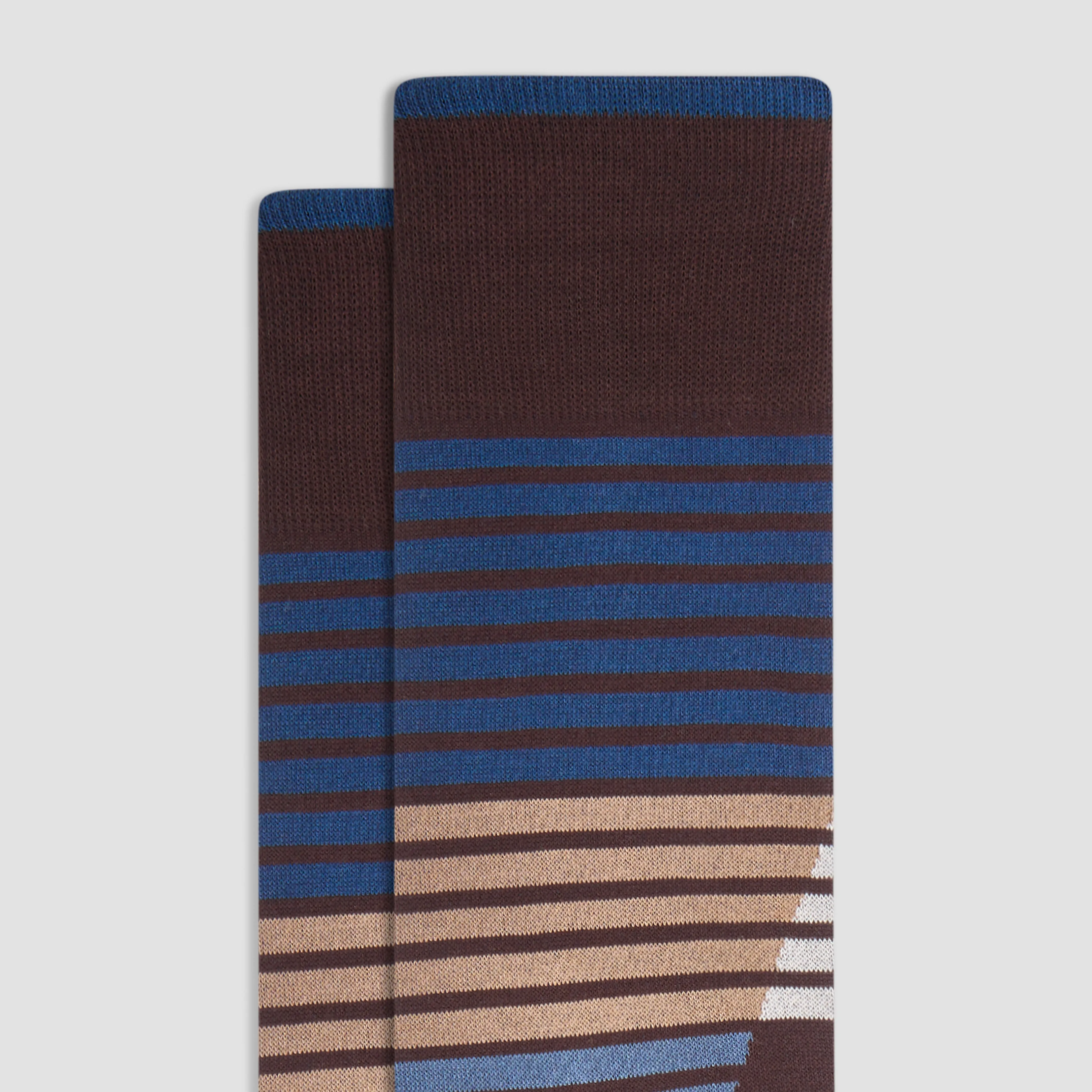 Striped Abstract Mid-Calf Socks sold by Bugatchi product image thumbnail 2