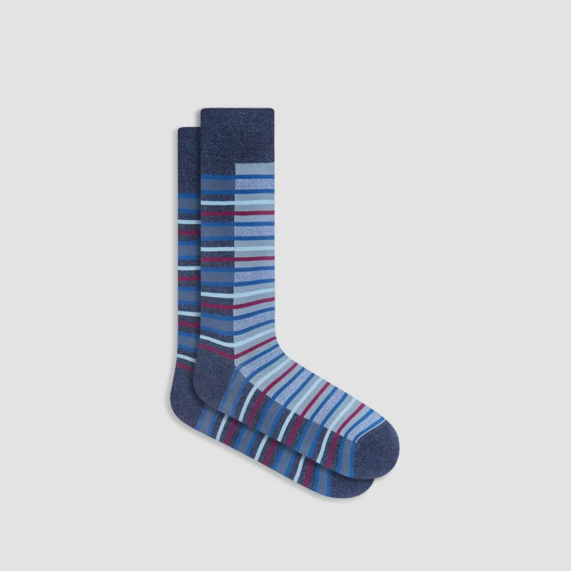 Striped Mid-Calf Socks sold by Bugatchi