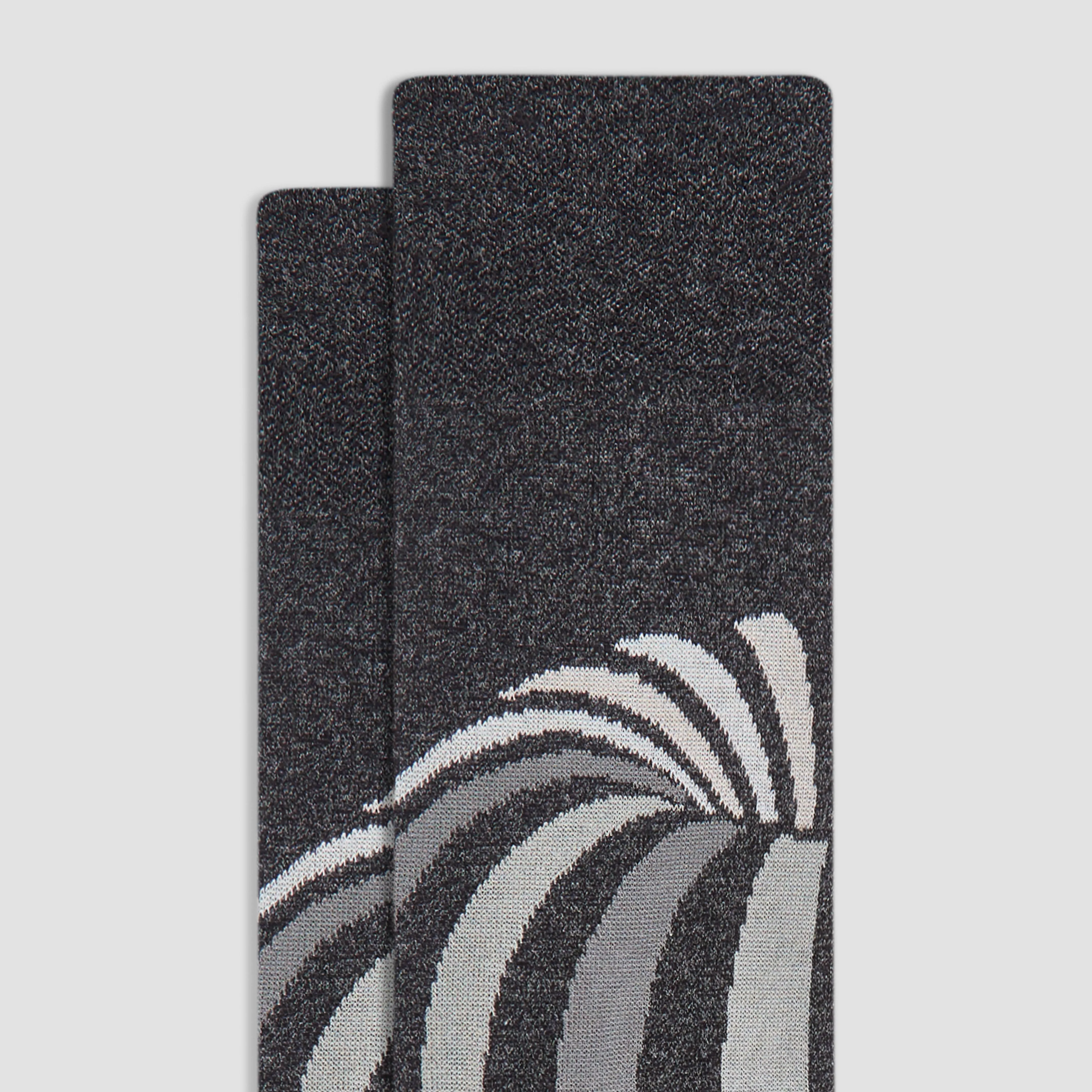 Striped Abstract Mid-Calf Socks sold by Bugatchi product image thumbnail 2
