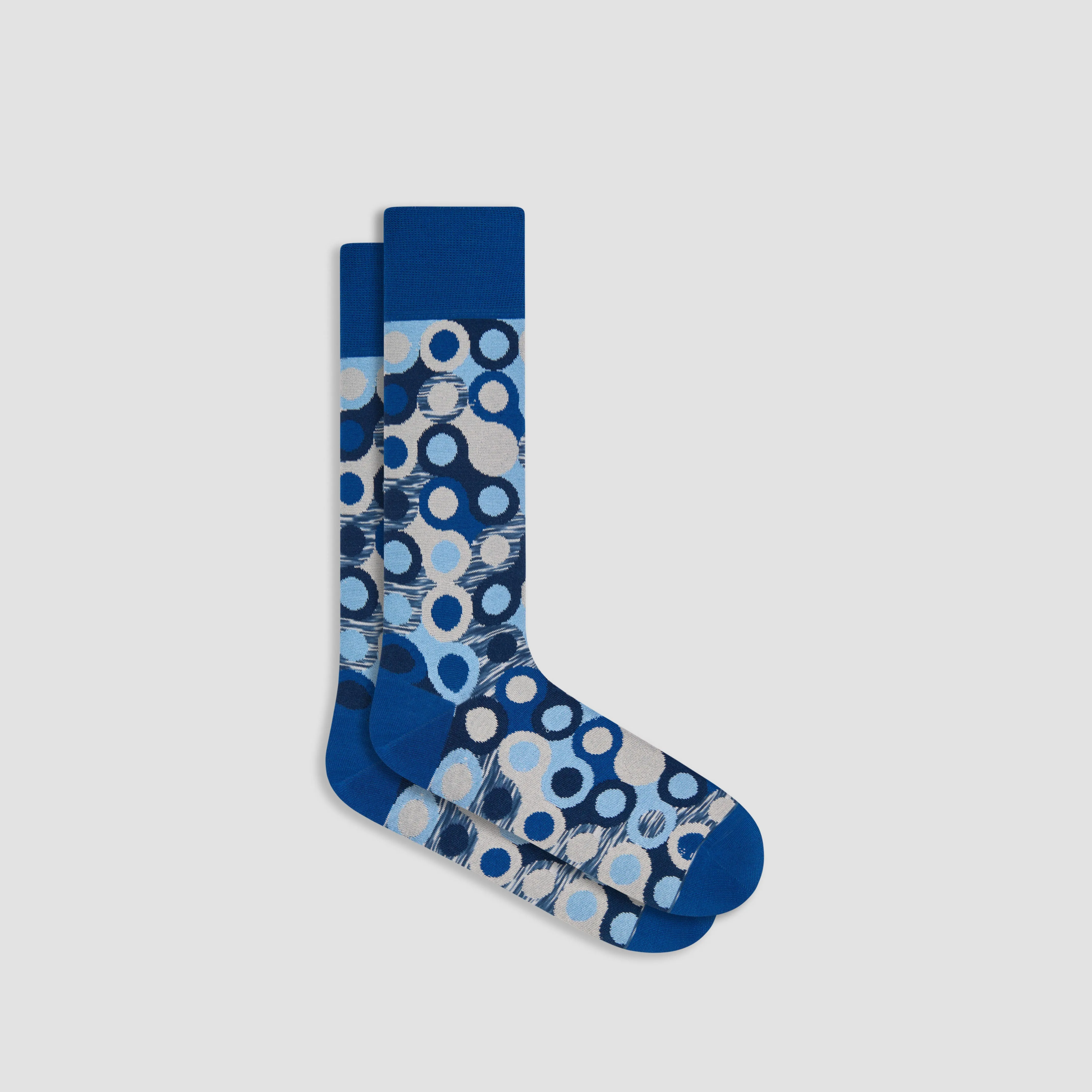 Geometric Mid-Calf Socks sold by Bugatchi