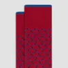 Geometric Mid-Calf Socks sold by Bugatchi