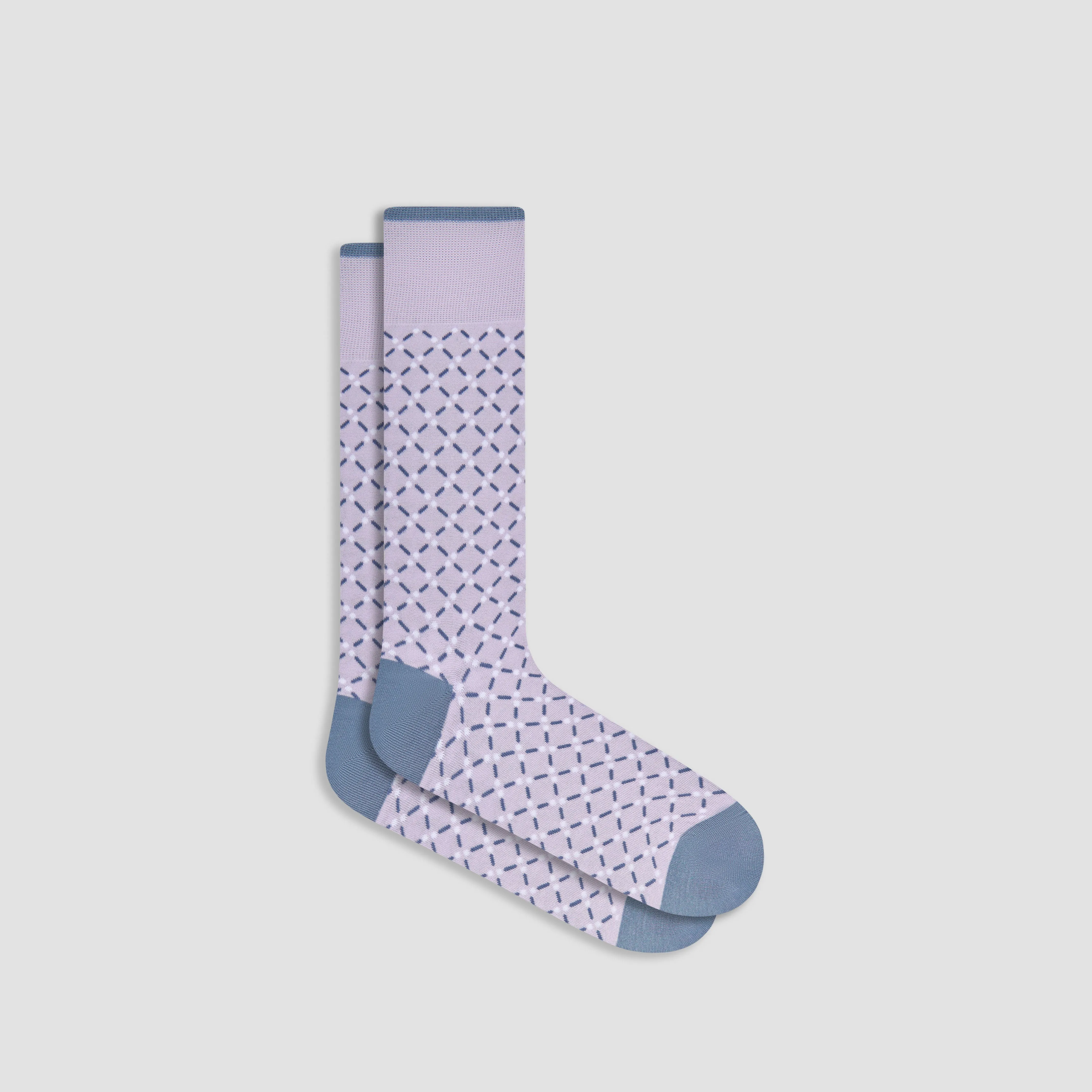 Geometric Mid-Calf Socks sold by Bugatchi