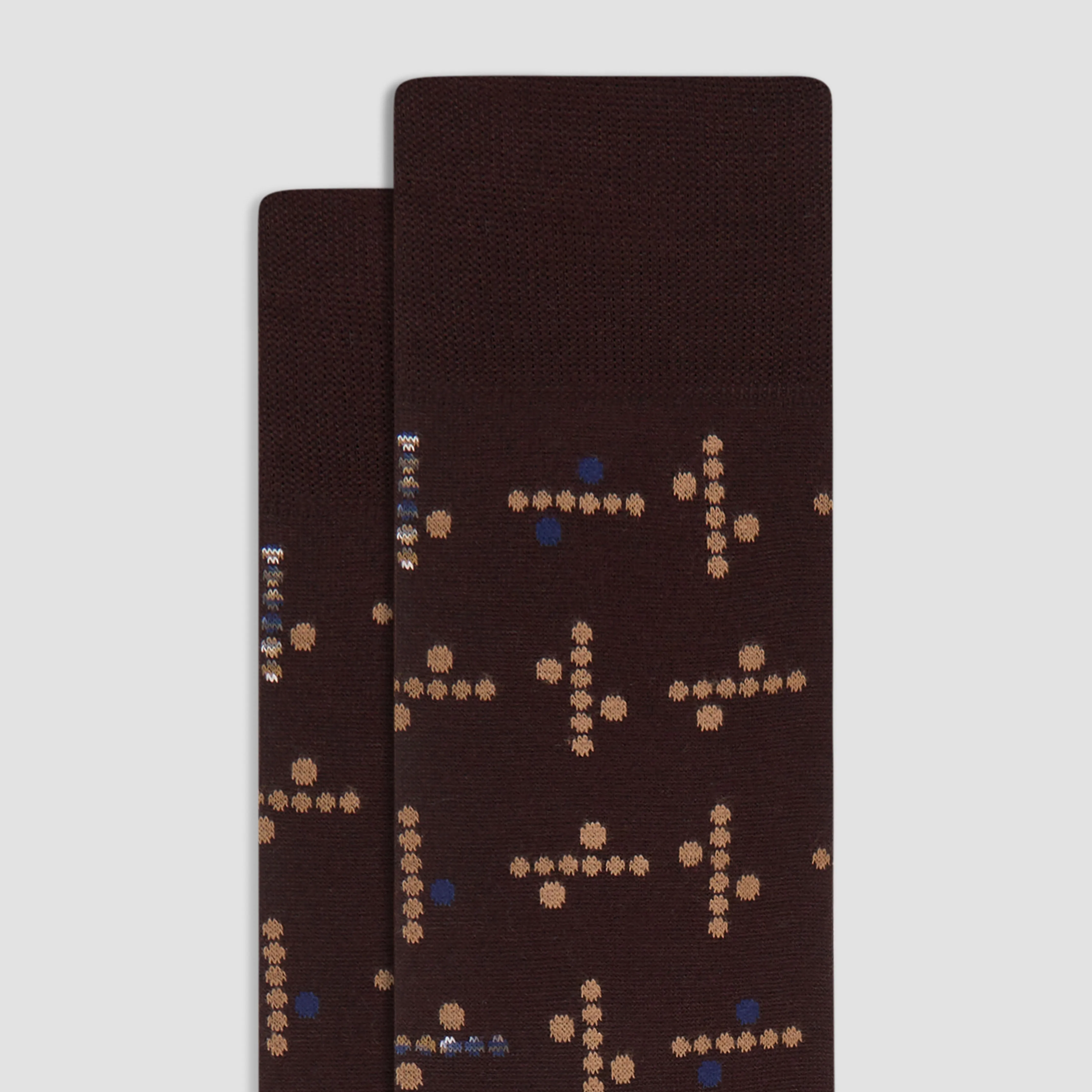 Geometric Mid-Calf Socks sold by Bugatchi product image thumbnail 2