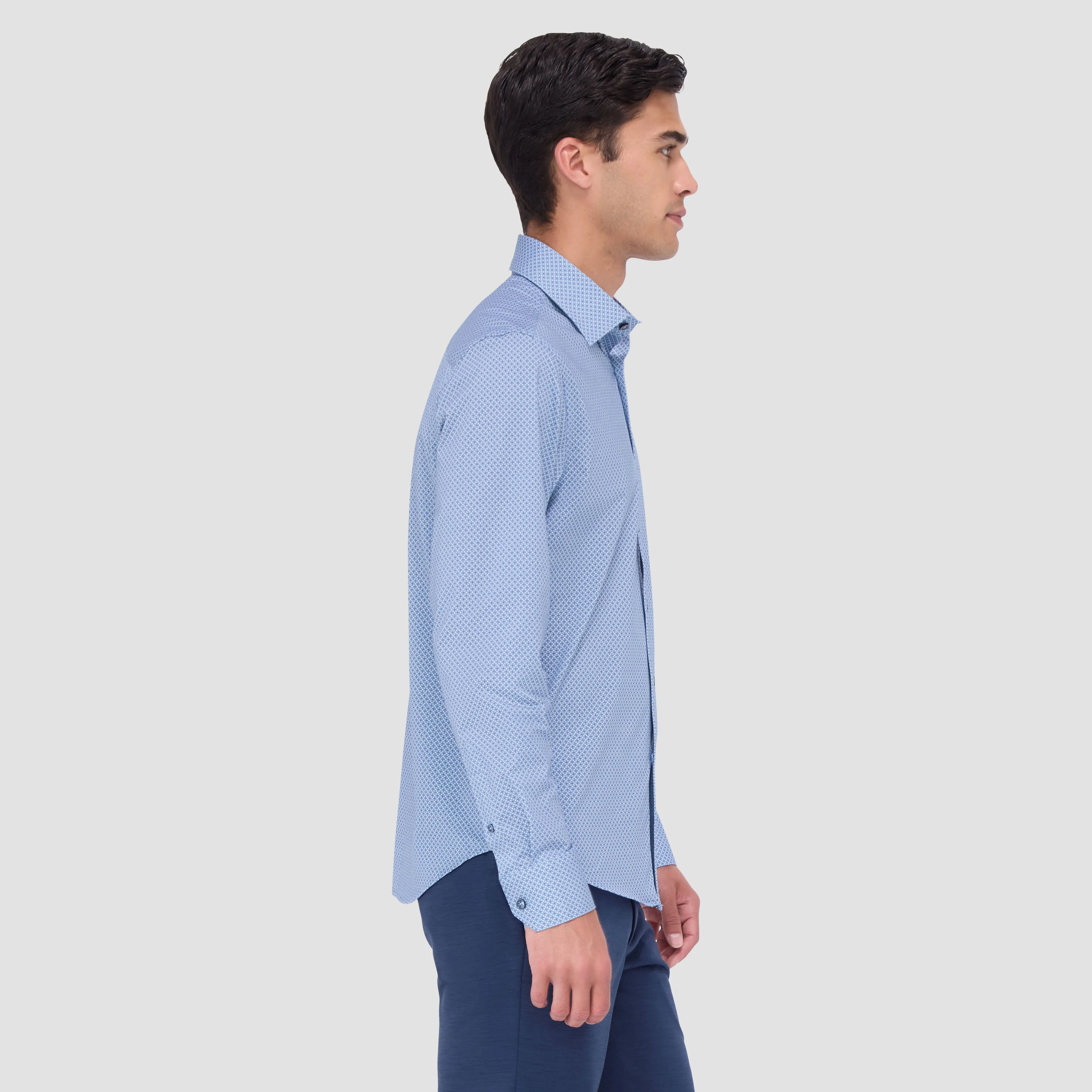 James Geometric OoohCotton Shirt sold by Bugatchi product image thumbnail 3