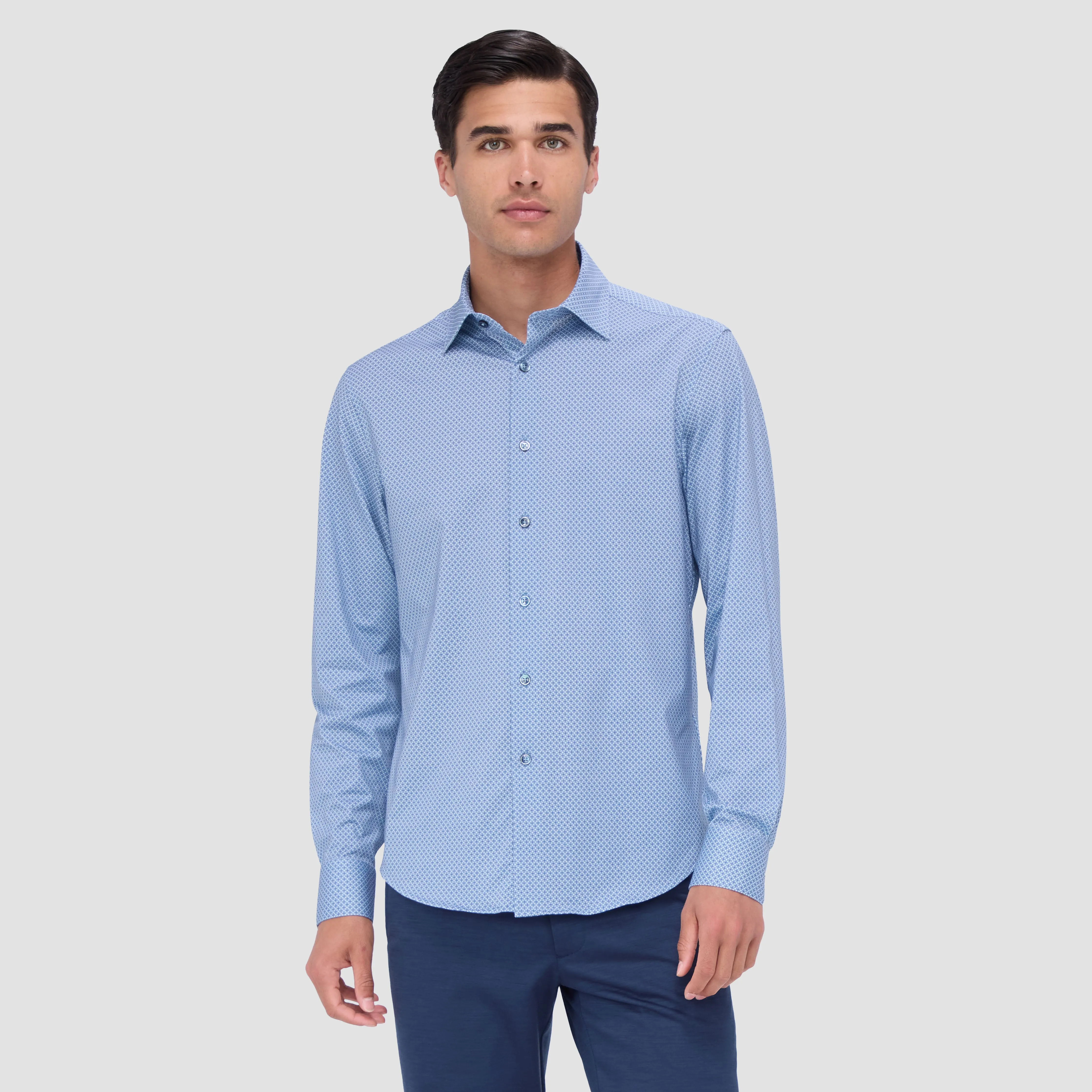 James Geometric OoohCotton Shirt sold by Bugatchi product image thumbnail 2