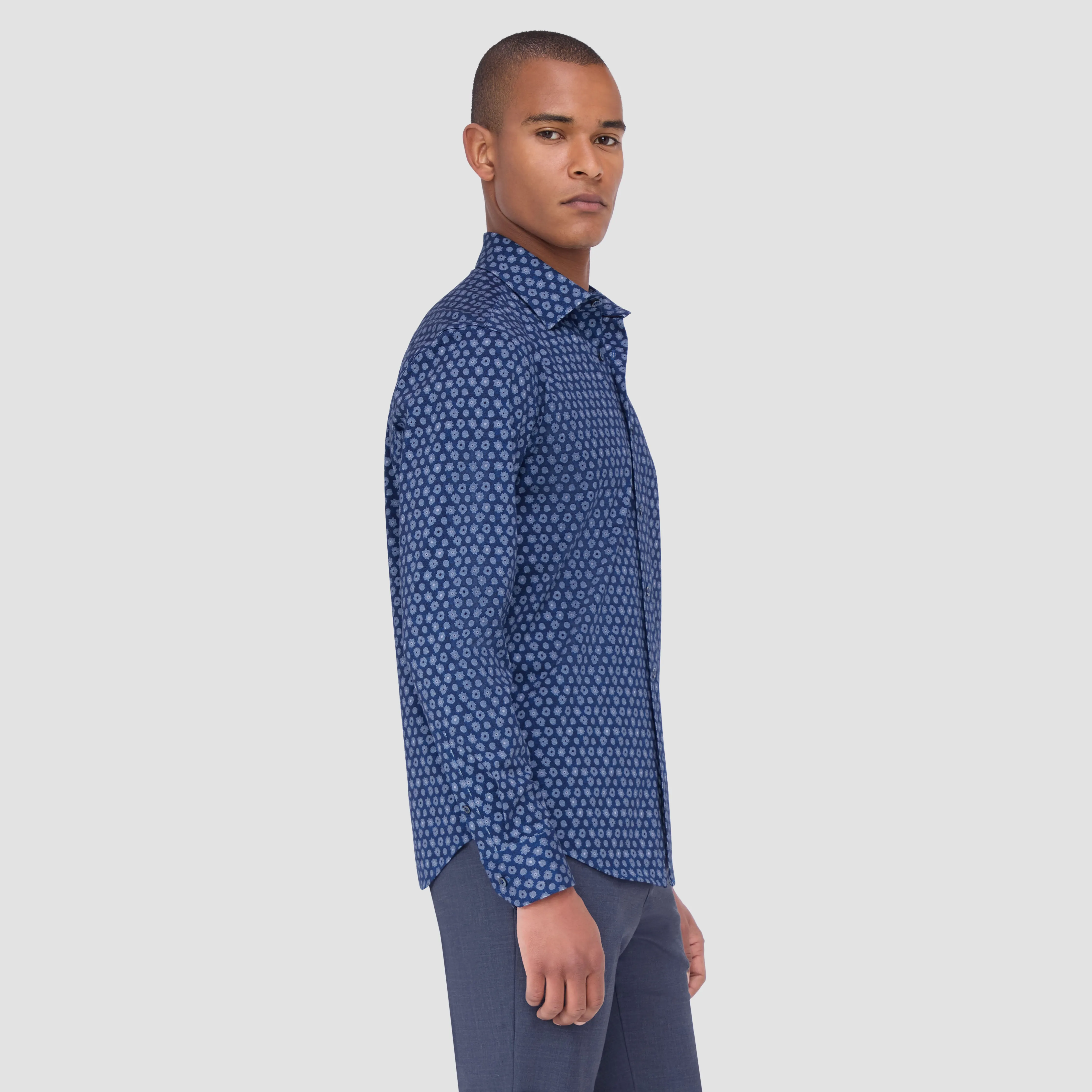 James Floral OoohCotton Shirt sold by Bugatchi product image thumbnail 3