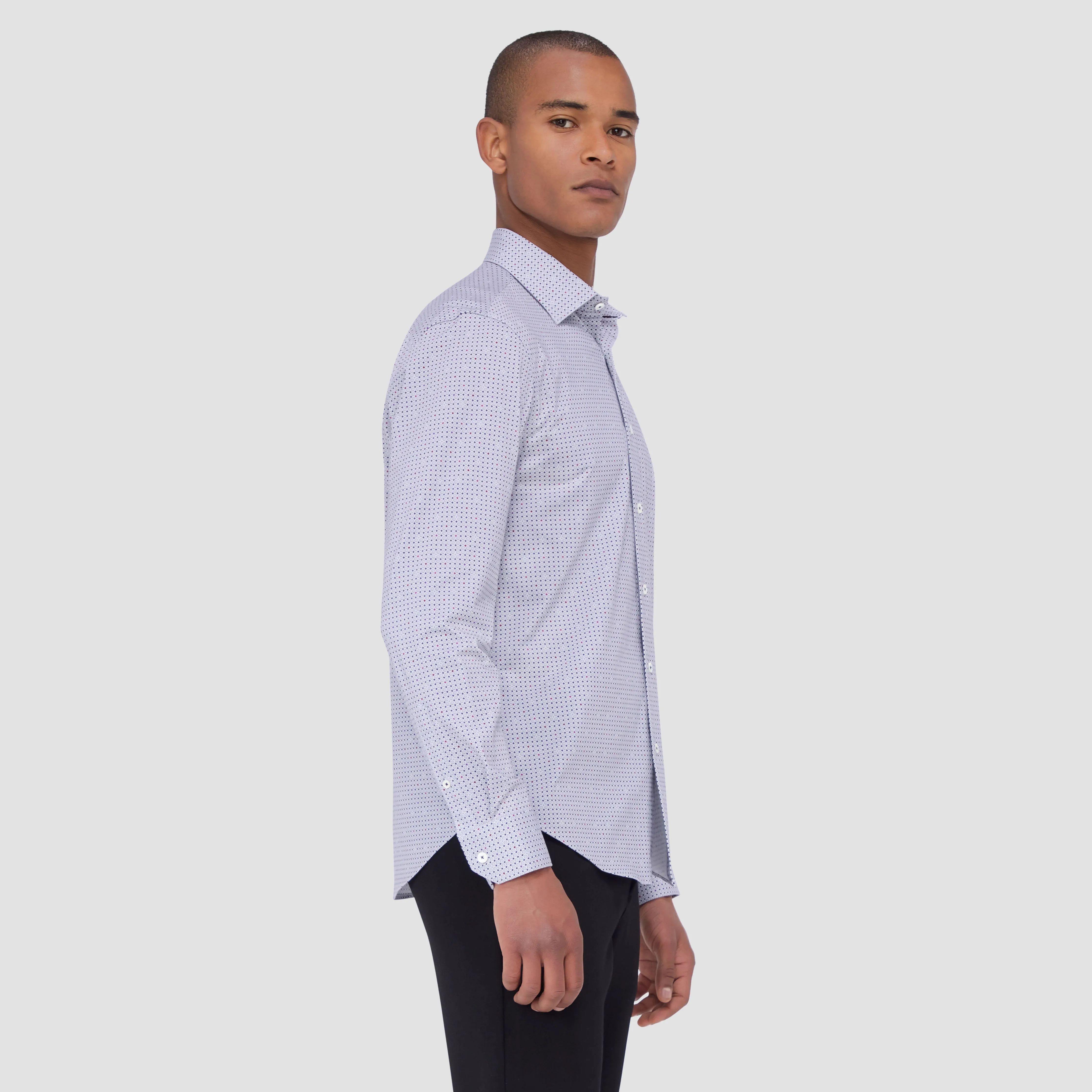 James Geometric OoohCotton Shirt sold by Bugatchi product image thumbnail 3