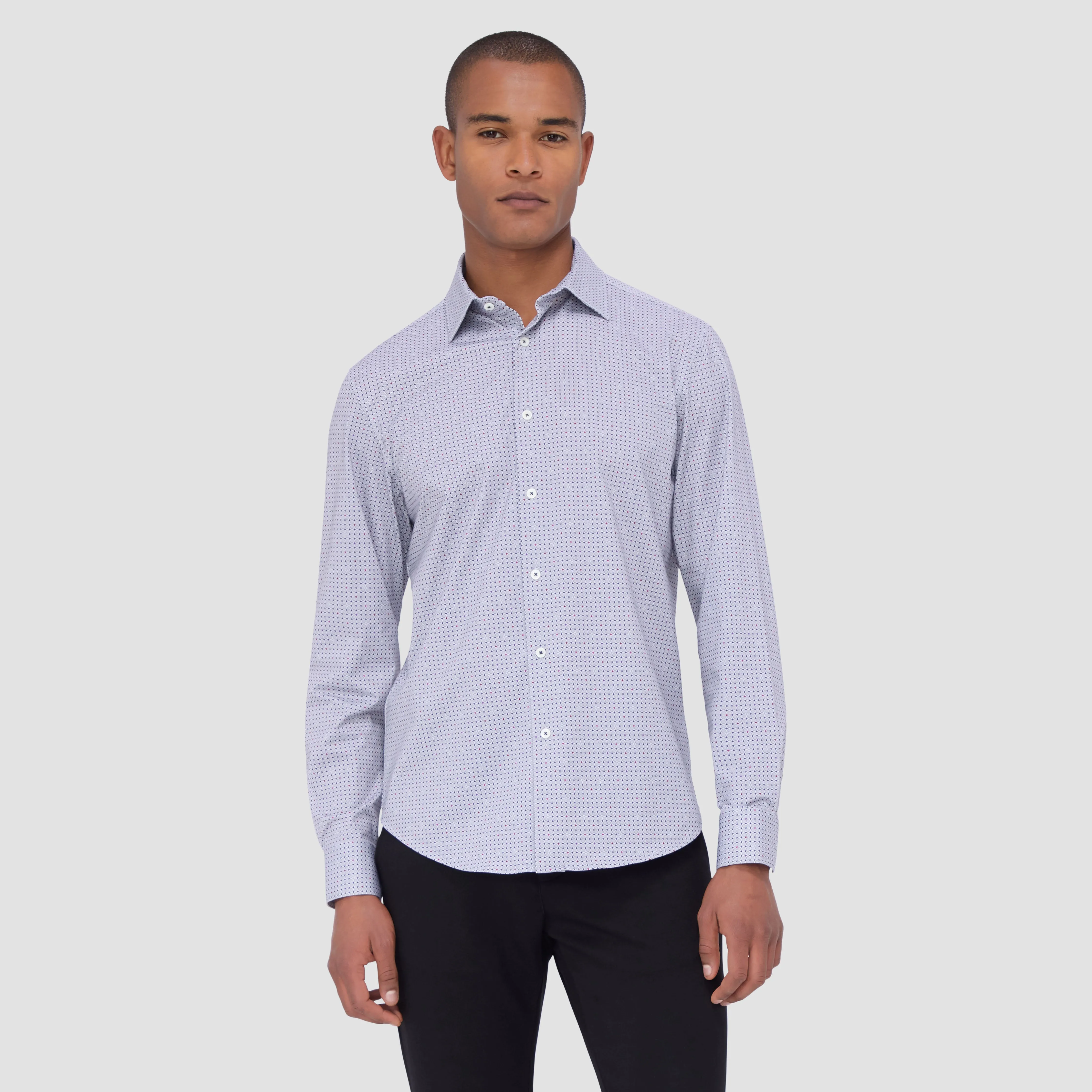 James Geometric OoohCotton Shirt sold by Bugatchi product image thumbnail 2