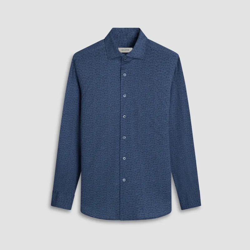 Devon Geometric OoohCotton Shirt sold by Bugatchi