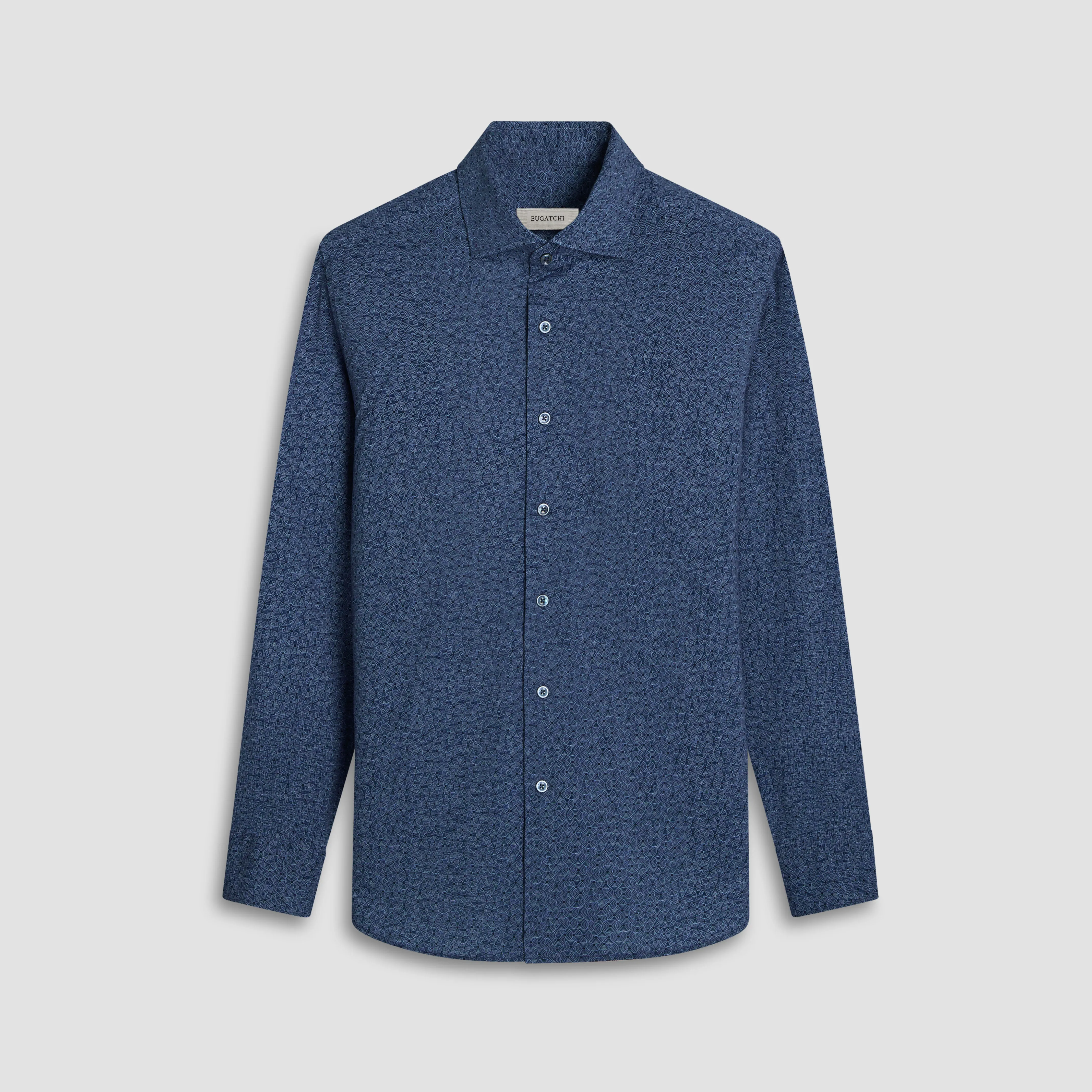 Devon Geometric OoohCotton Shirt sold by Bugatchi