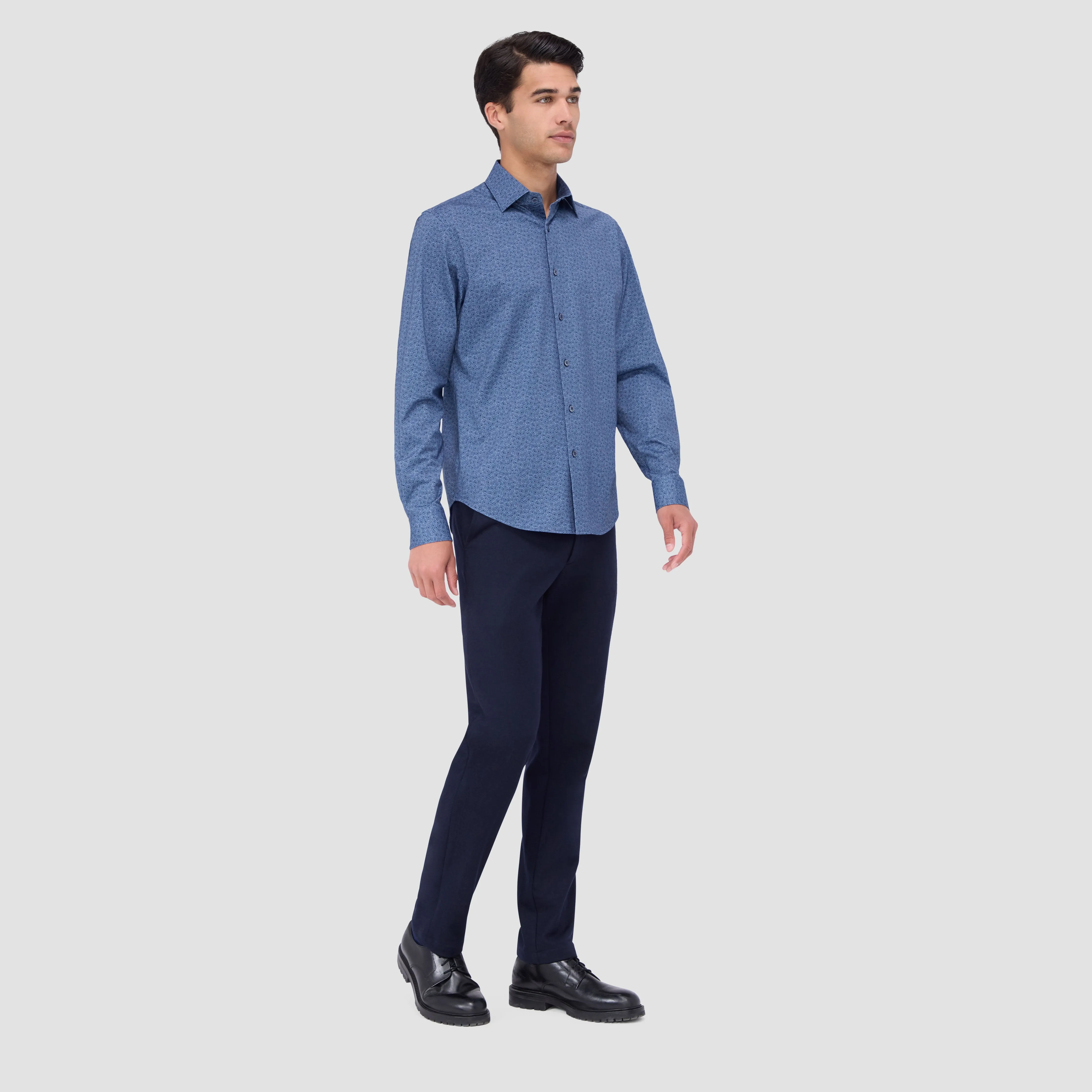 James Geometric OoohCotton Shirt sold by Bugatchi product image thumbnail 5