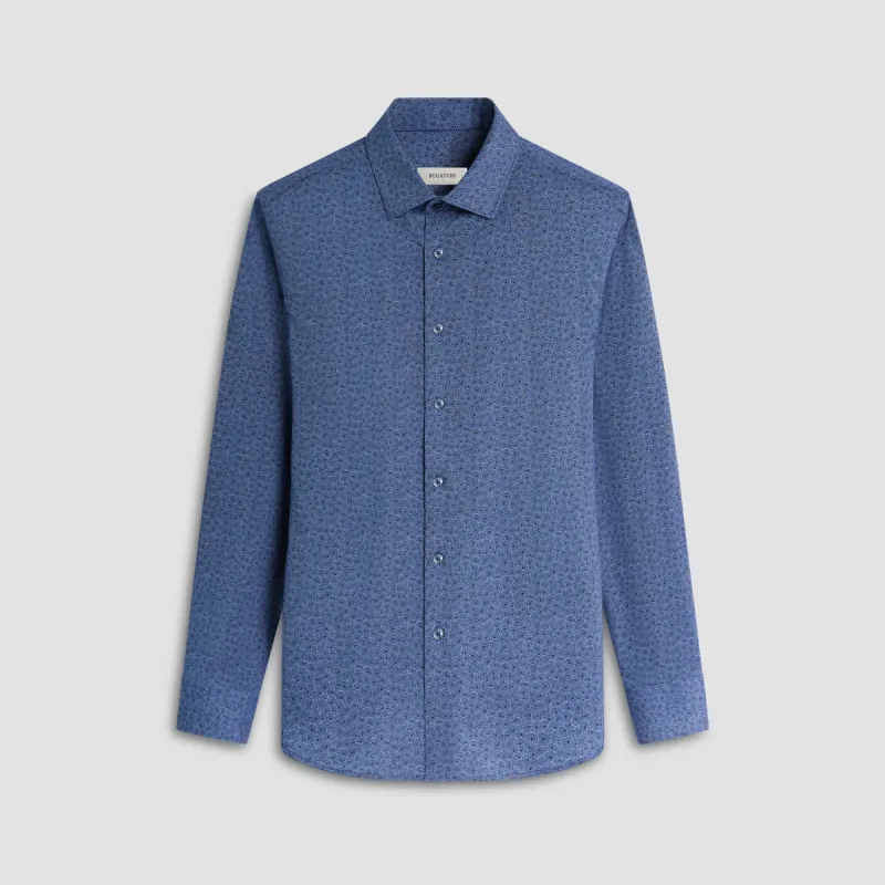 James Geometric OoohCotton Shirt sold by Bugatchi
