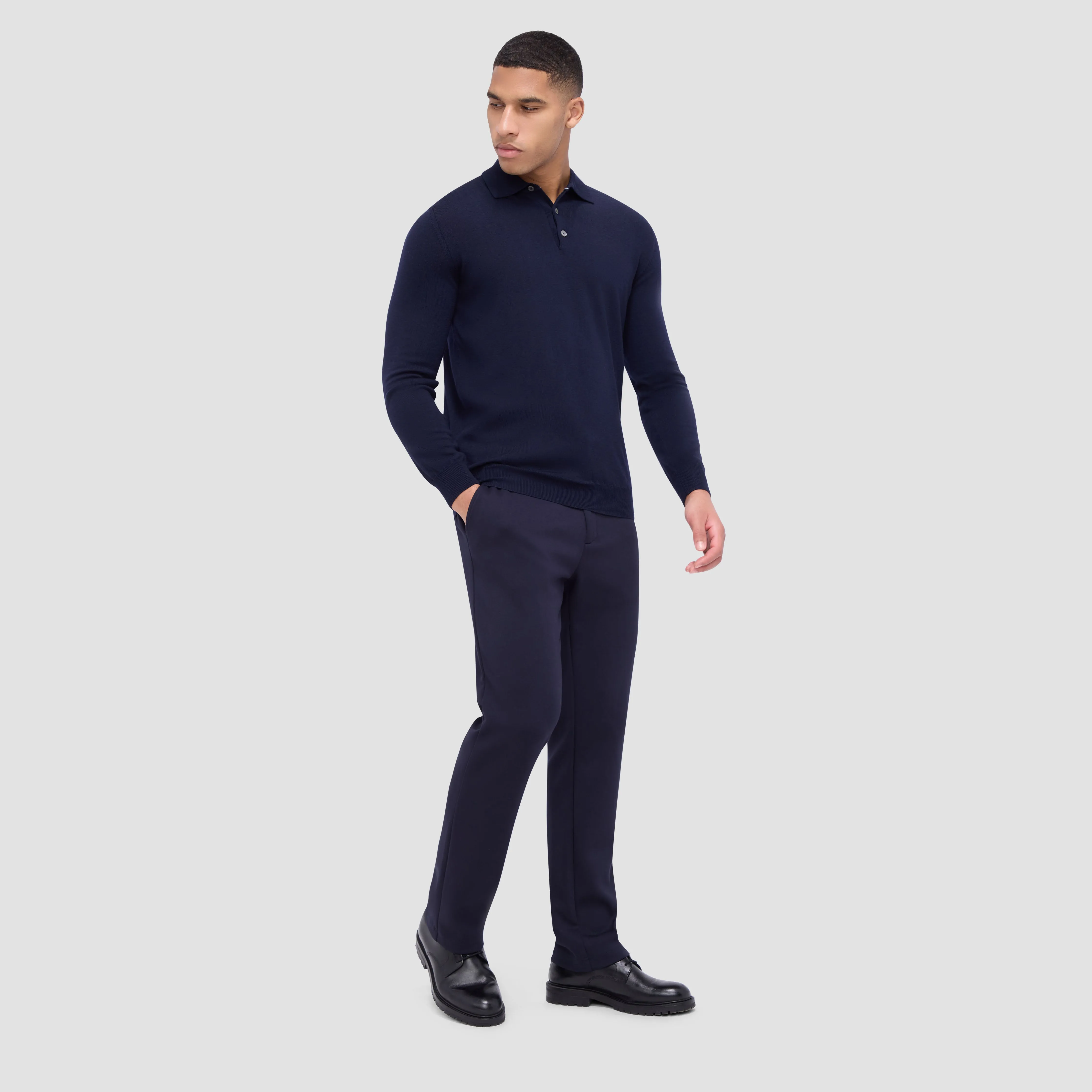 Super Merino Polo Sweater sold by Bugatchi product image thumbnail 5