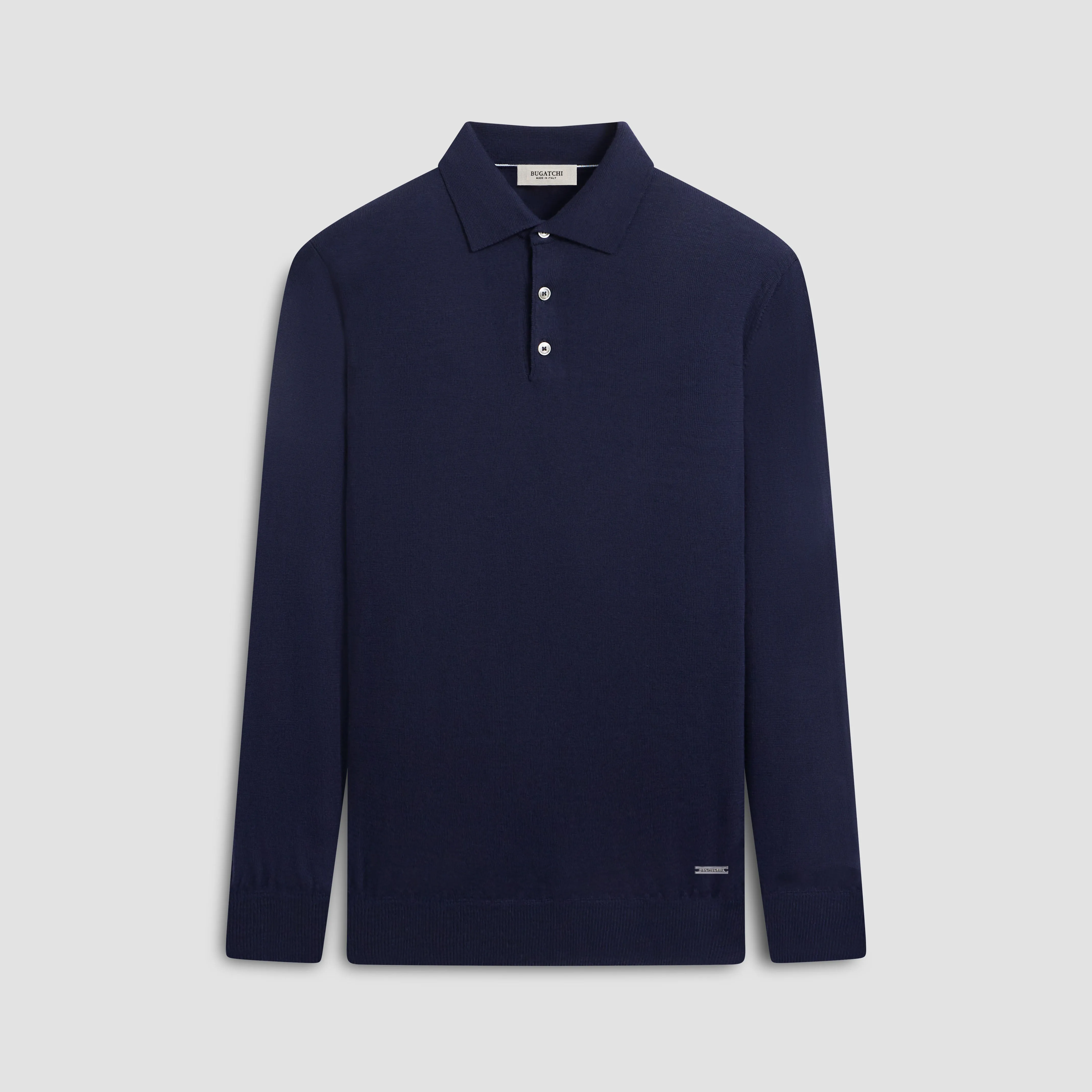 Super Merino Polo Sweater sold by Bugatchi