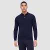 Super Merino Solid Polo Sweater sold by Bugatchi