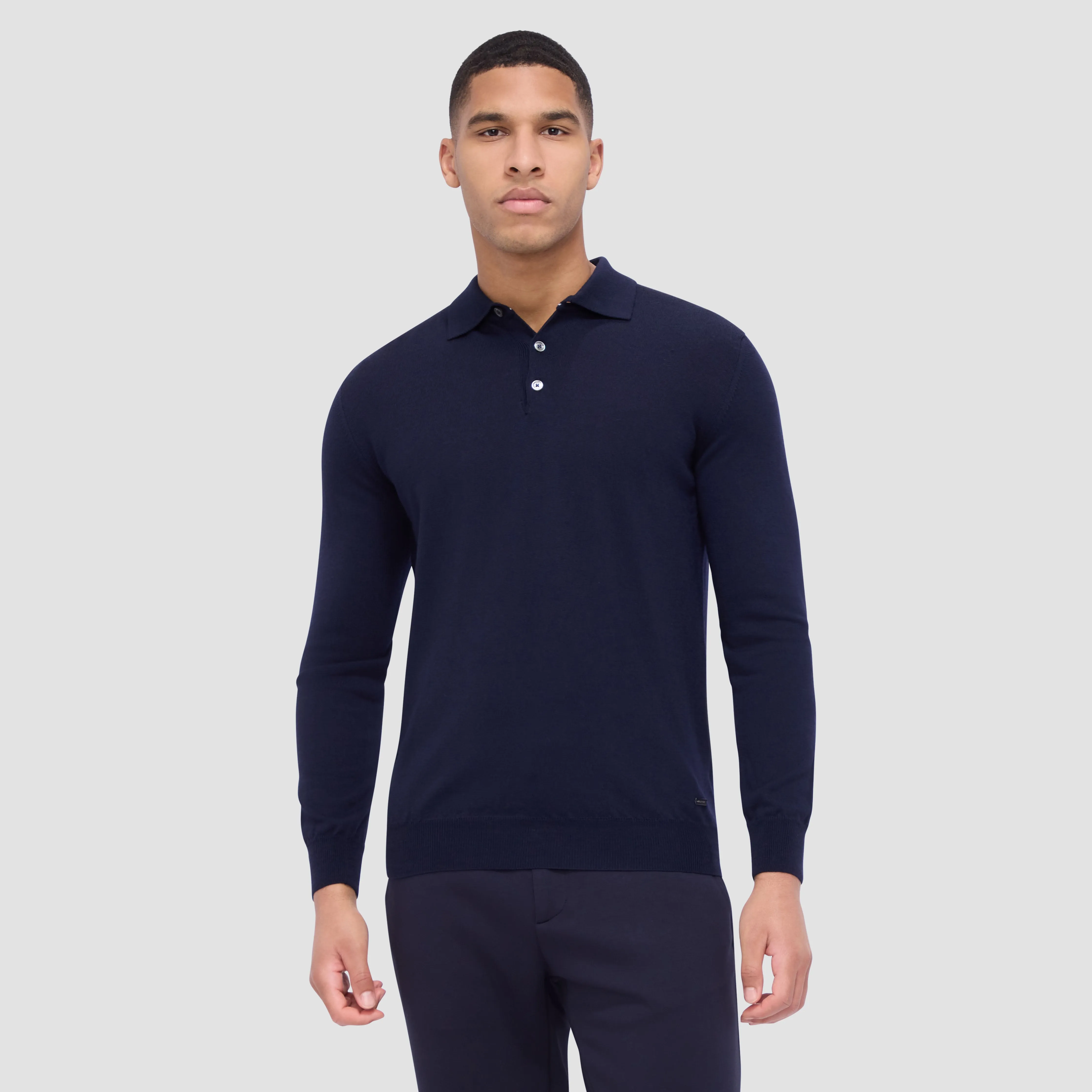 Super Merino Polo Sweater sold by Bugatchi product image thumbnail 2