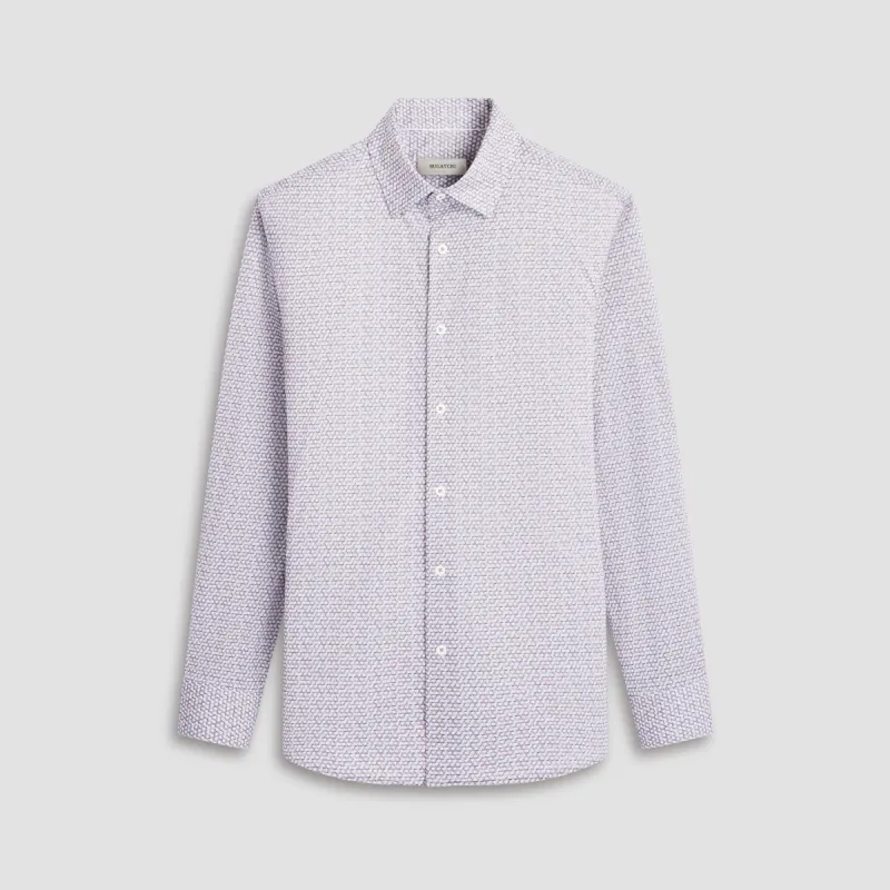 Jules Diagonal Check OoohCotton Shirt sold by Bugatchi