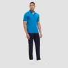 Contrast Three Button Polo sold by Bugatchi
