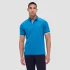 Contrast Three Button Polo sold by Bugatchi