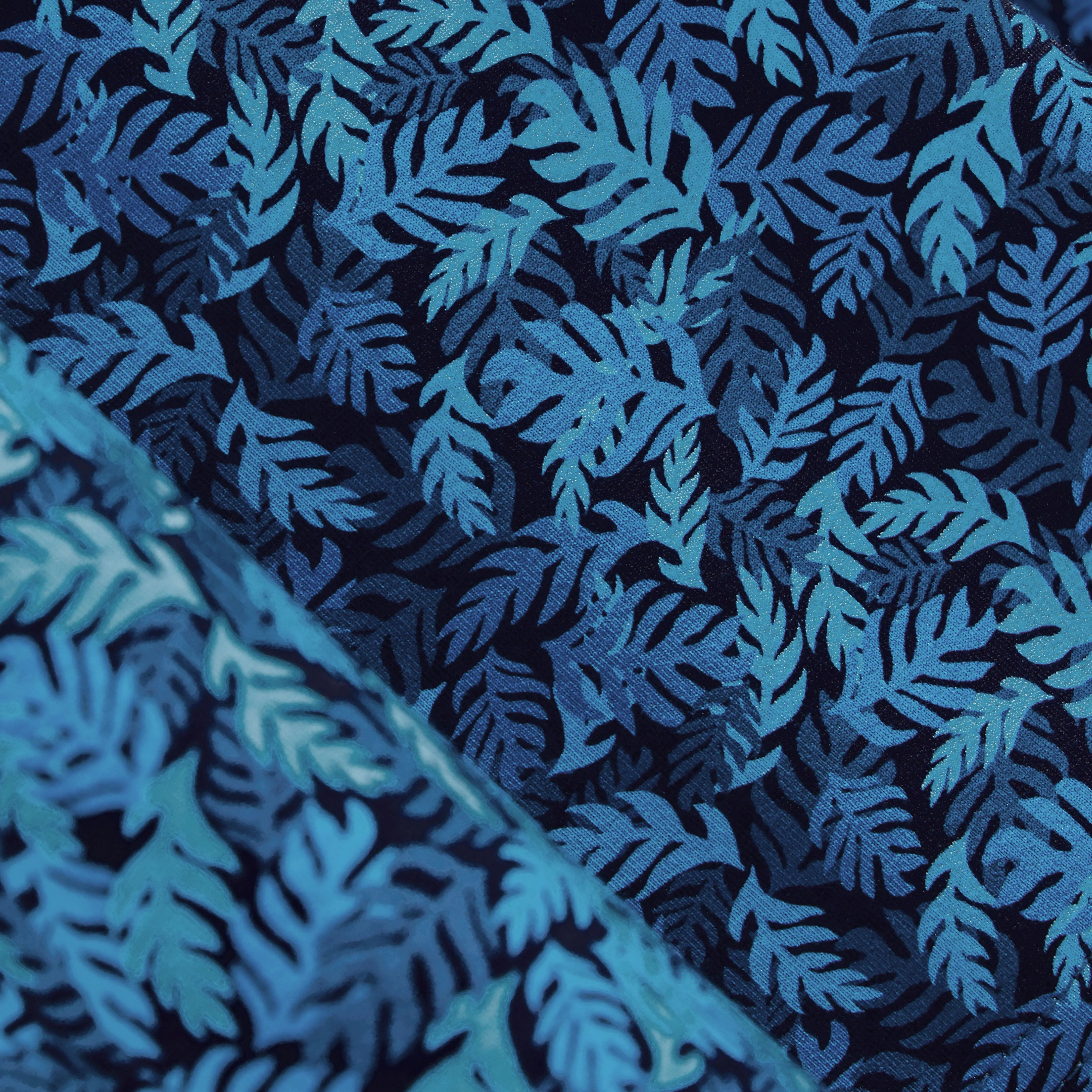 Vincent Double Sided Leaf Print/Solid OoohCotton Polo sold by Bugatchi product image thumbnail 3