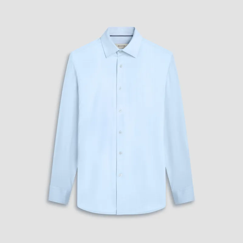 Jimmy Double Sided Herringbone/Check OoohCotton Shirt sold by Bugatchi