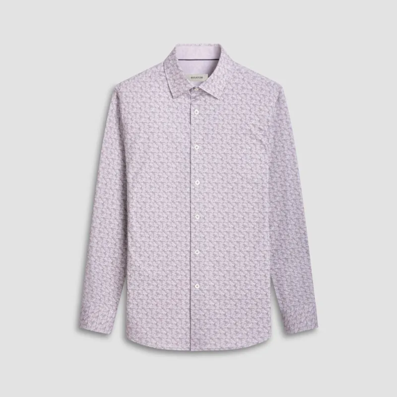 Jimmy Double Sided Abstract/Solid OoohCotton Shirt sold by Bugatchi