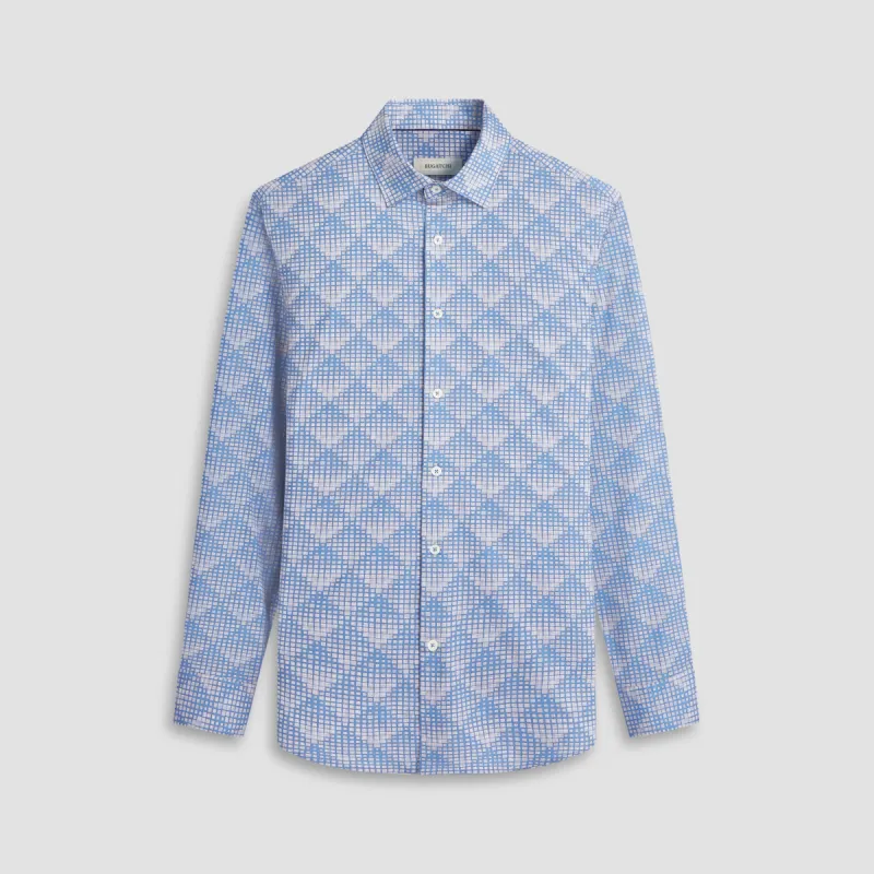 James Geometric OoohCotton Shirt sold by Bugatchi