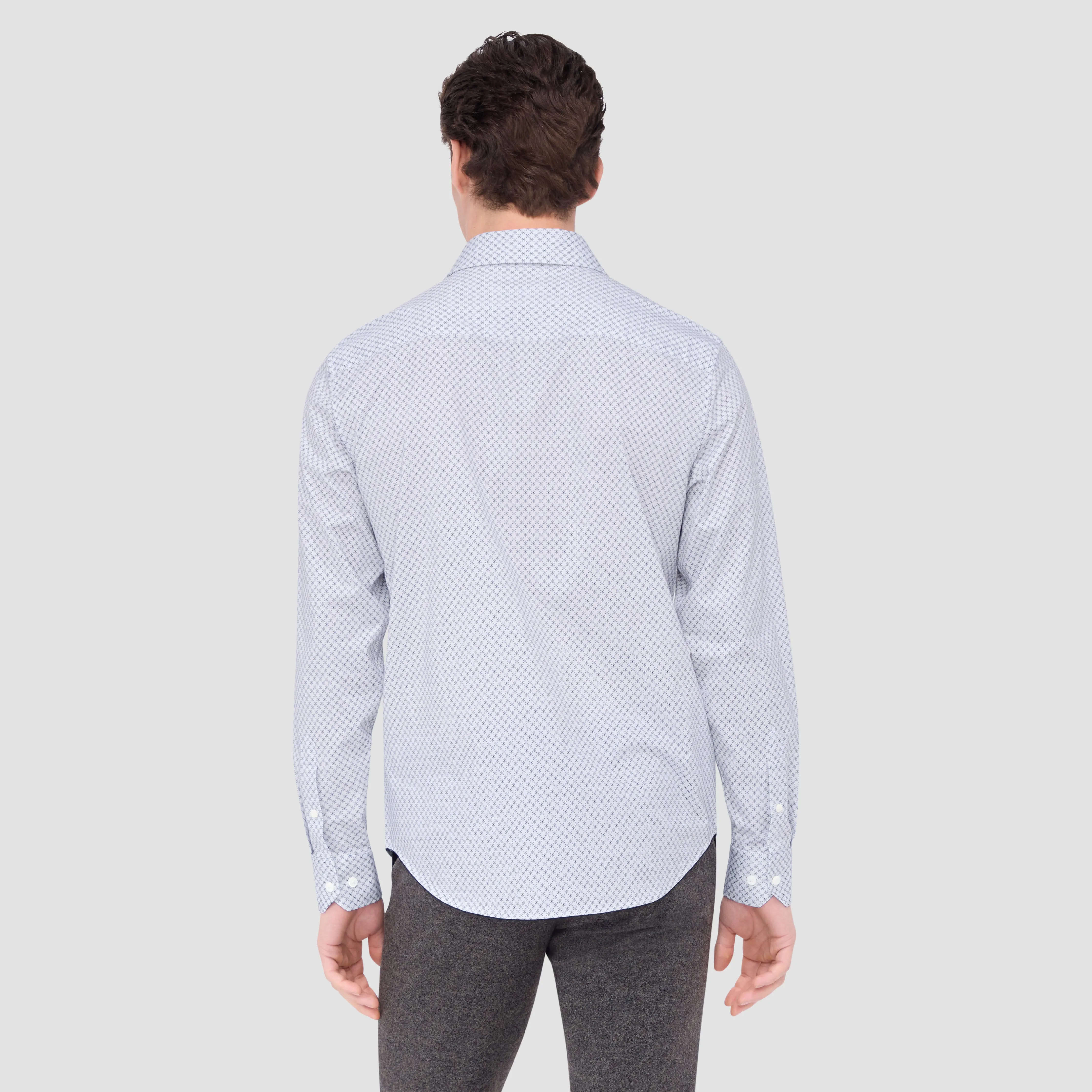 James Geometric OoohCotton Shirt sold by Bugatchi product image thumbnail 4