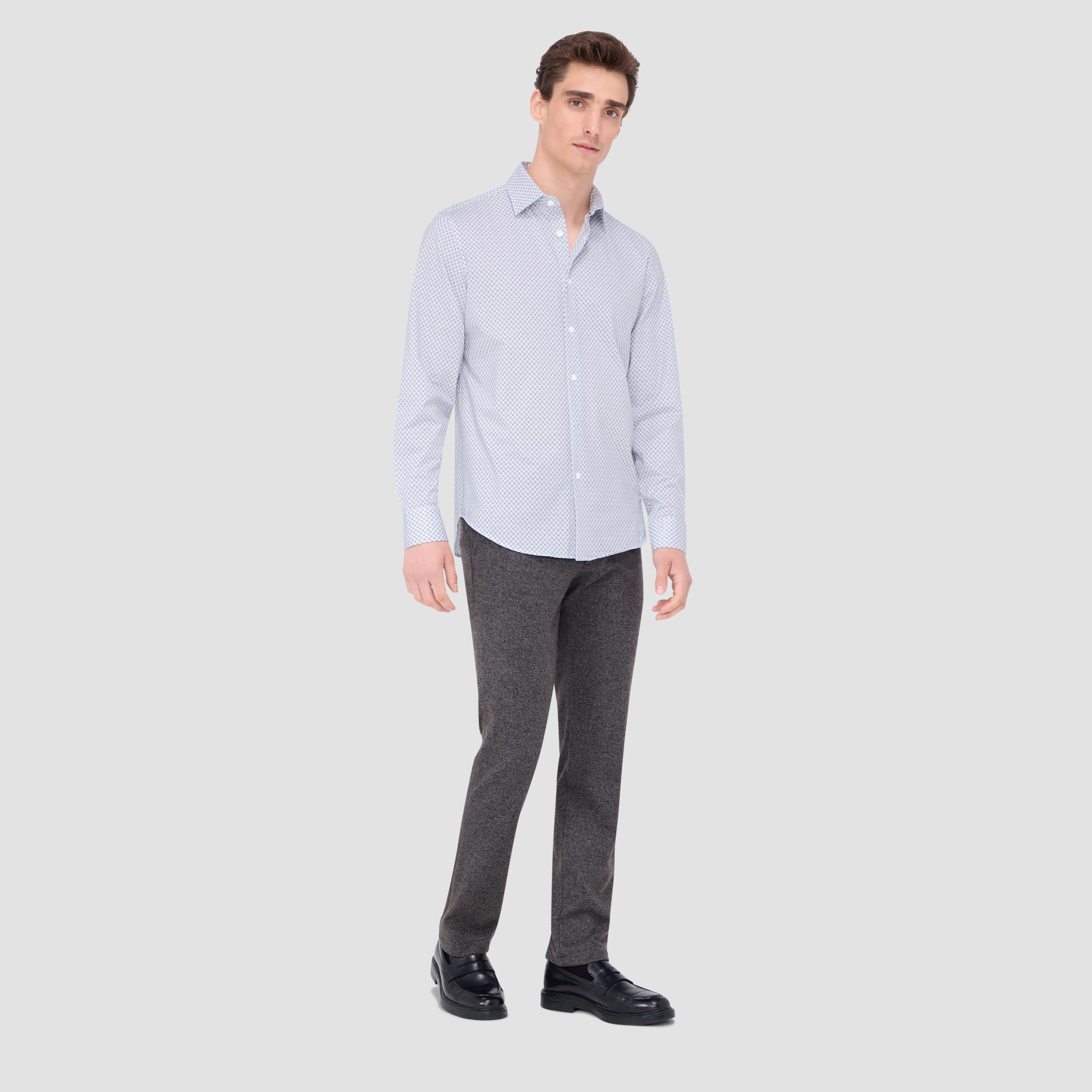 James Geometric OoohCotton Shirt sold by Bugatchi product image thumbnail 5