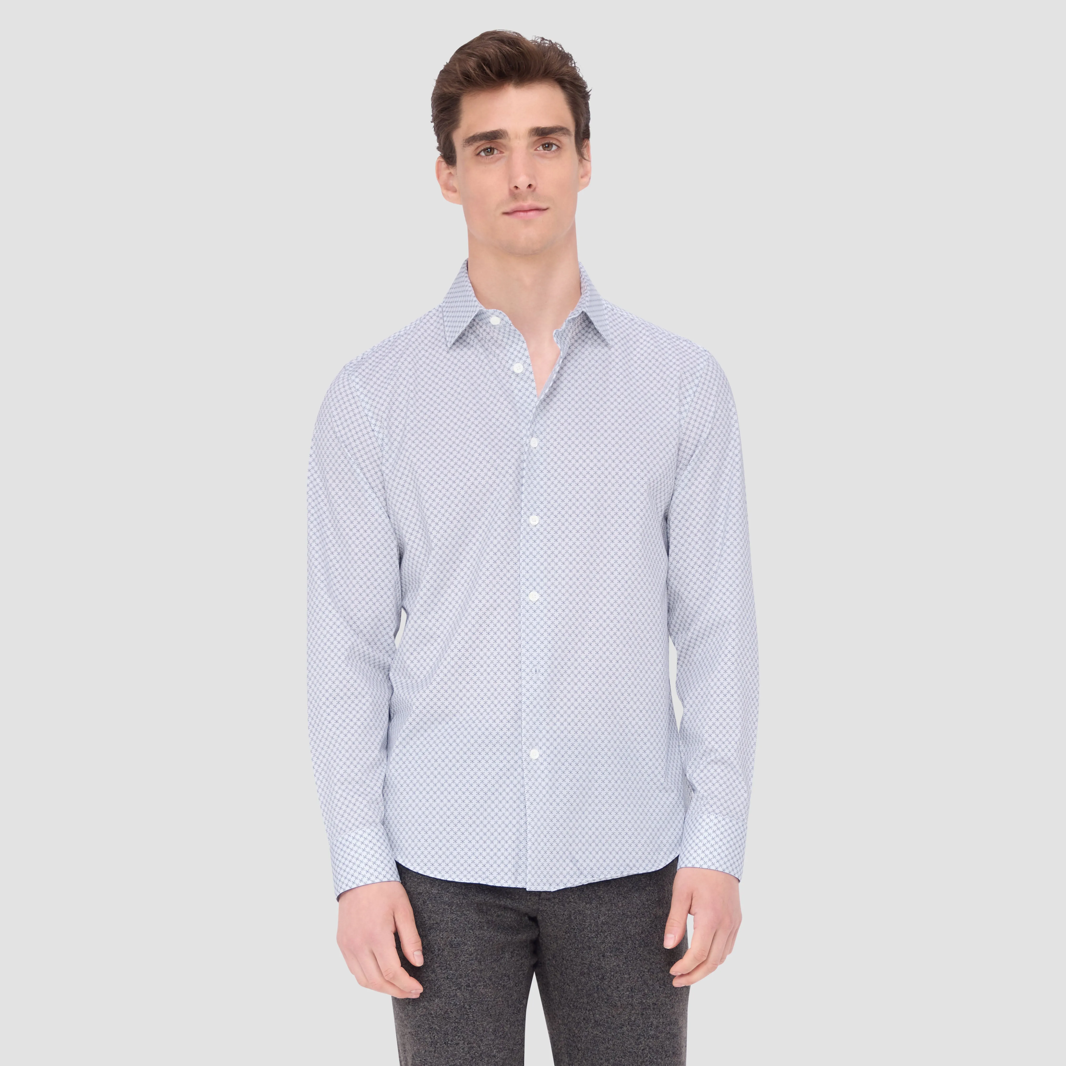 James Geometric OoohCotton Shirt sold by Bugatchi product image thumbnail 2