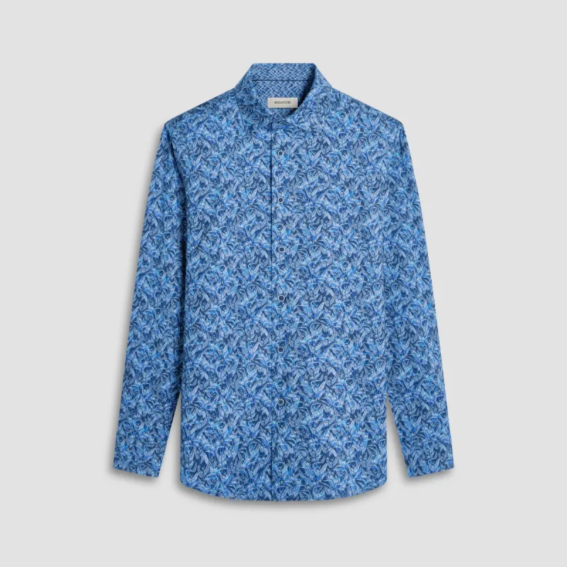 Jimmy Double Sided Floral/Mesh OoohCotton Shirt sold by Bugatchi