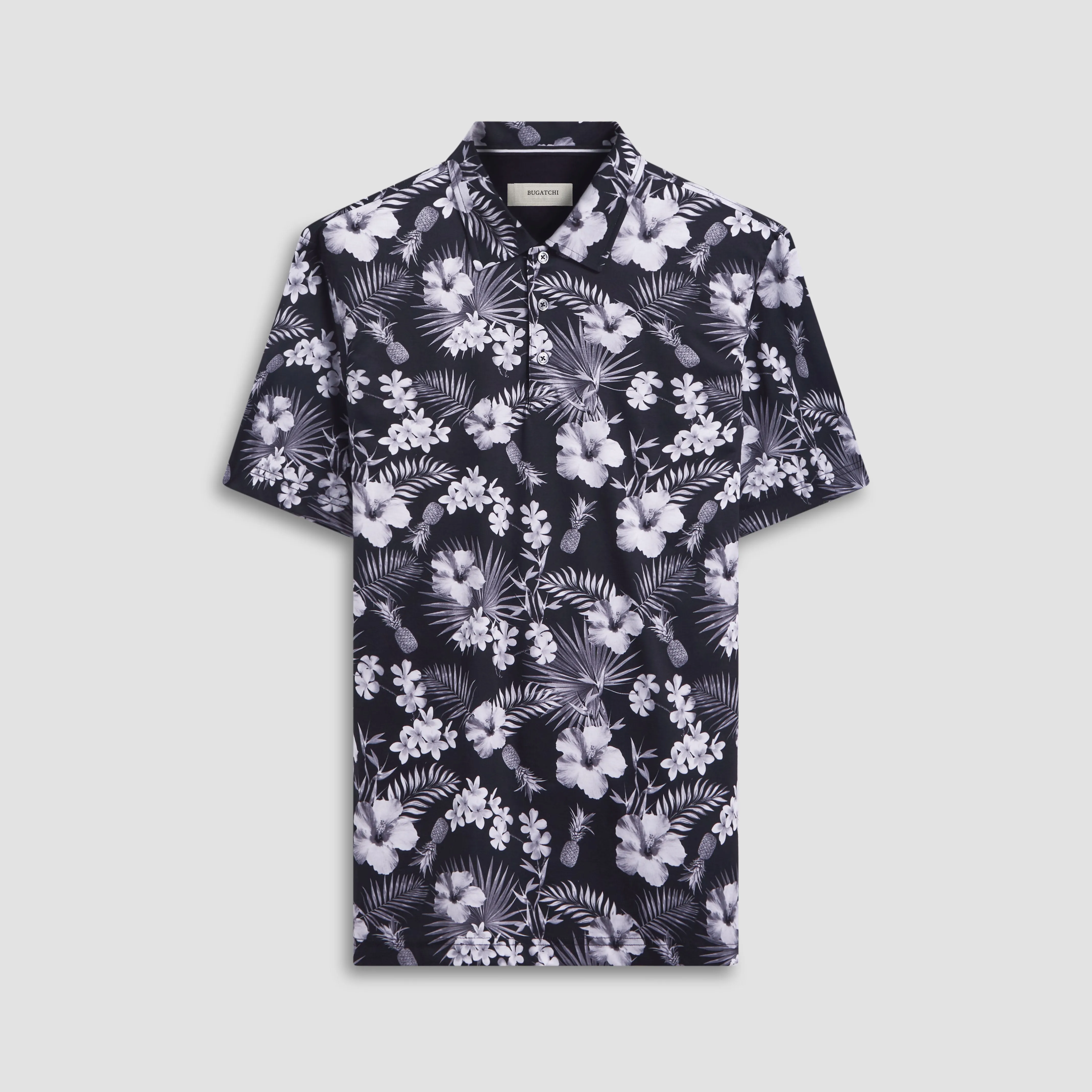 Hendrix Floral Print Polo sold by Bugatchi